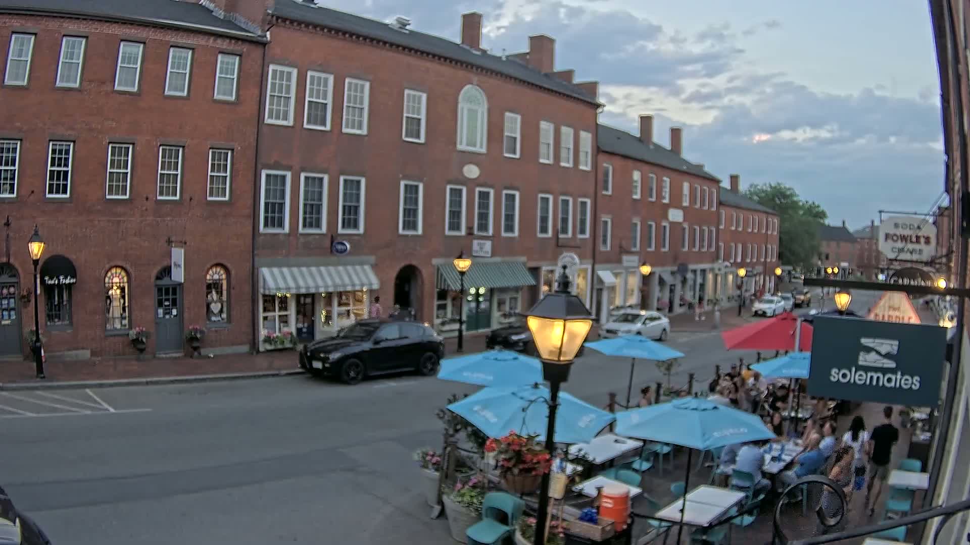 Newburyport, State Street North View Live Cam - Newburyport, Essex, Massachusetts, USA