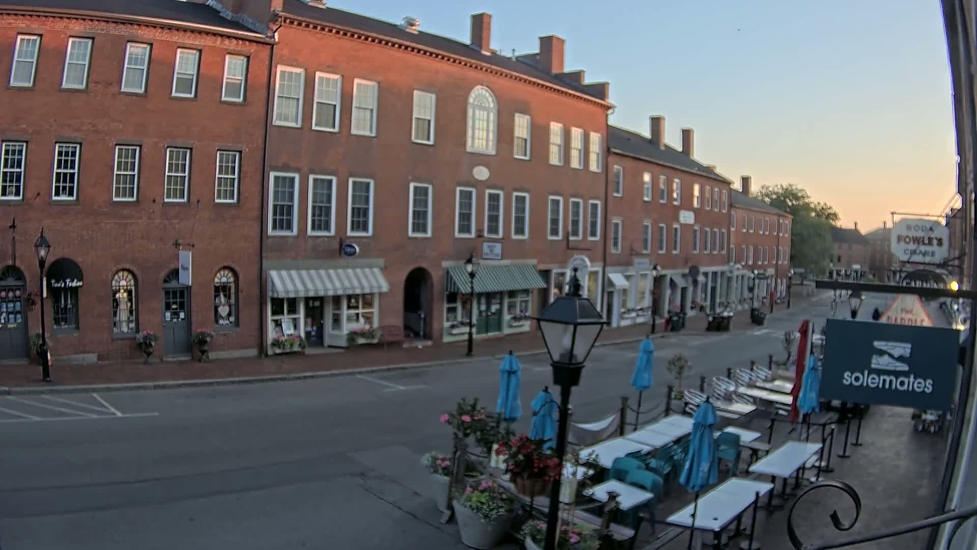 Newburyport, State Street North View Live Cam - Newburyport, Essex, Massachusetts, USA