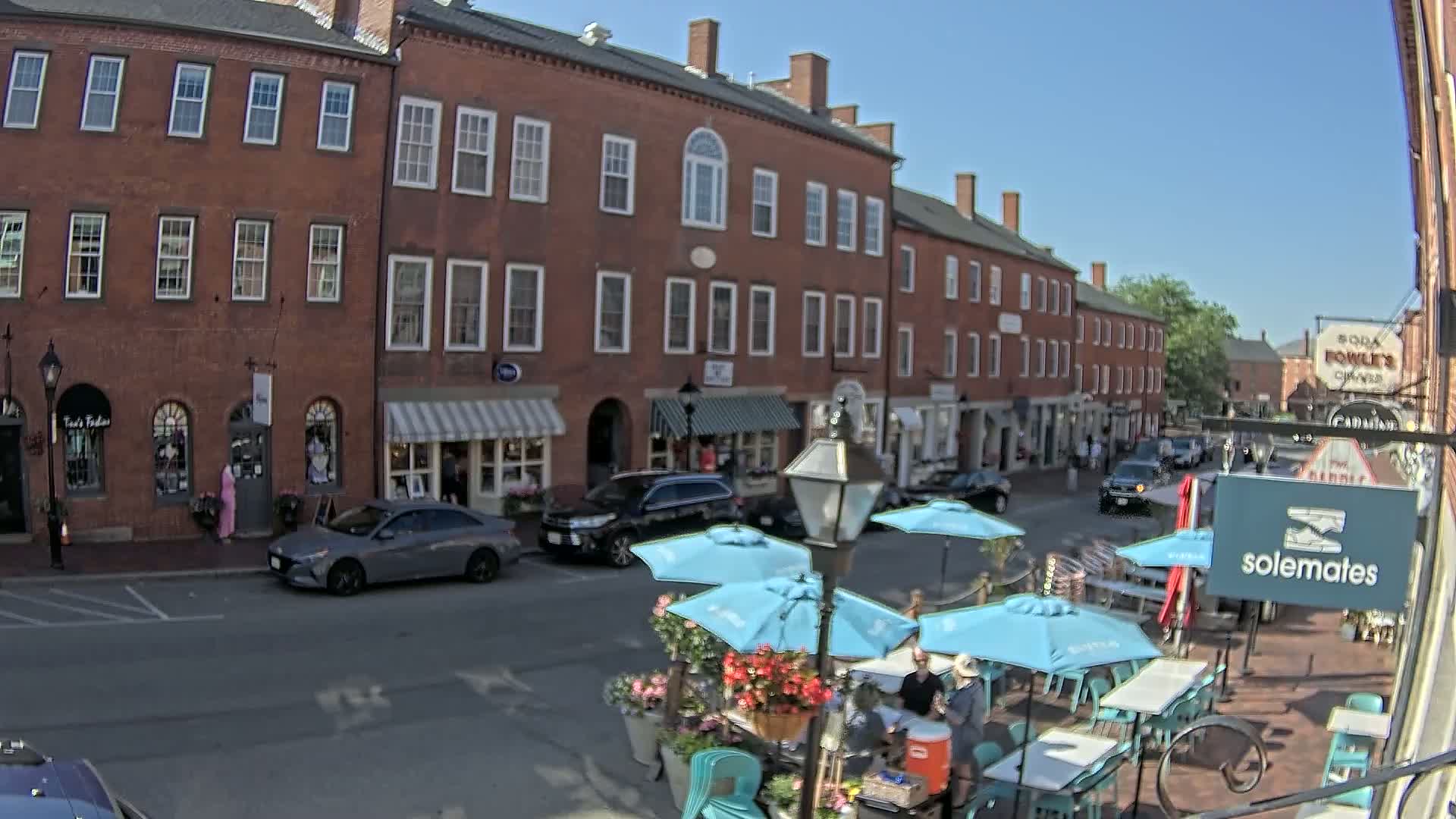 Newburyport, State Street North View Live Cam - Newburyport, Essex, Massachusetts, USA