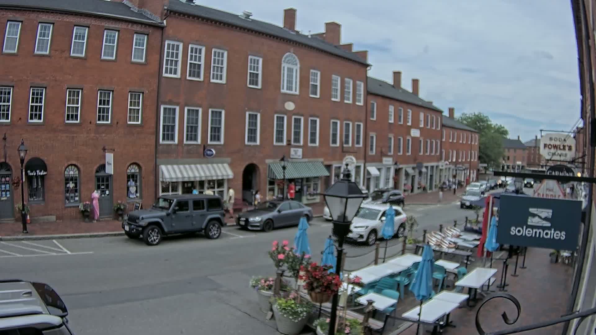 Newburyport, State Street North View Live Cam - Newburyport, Essex, Massachusetts, USA