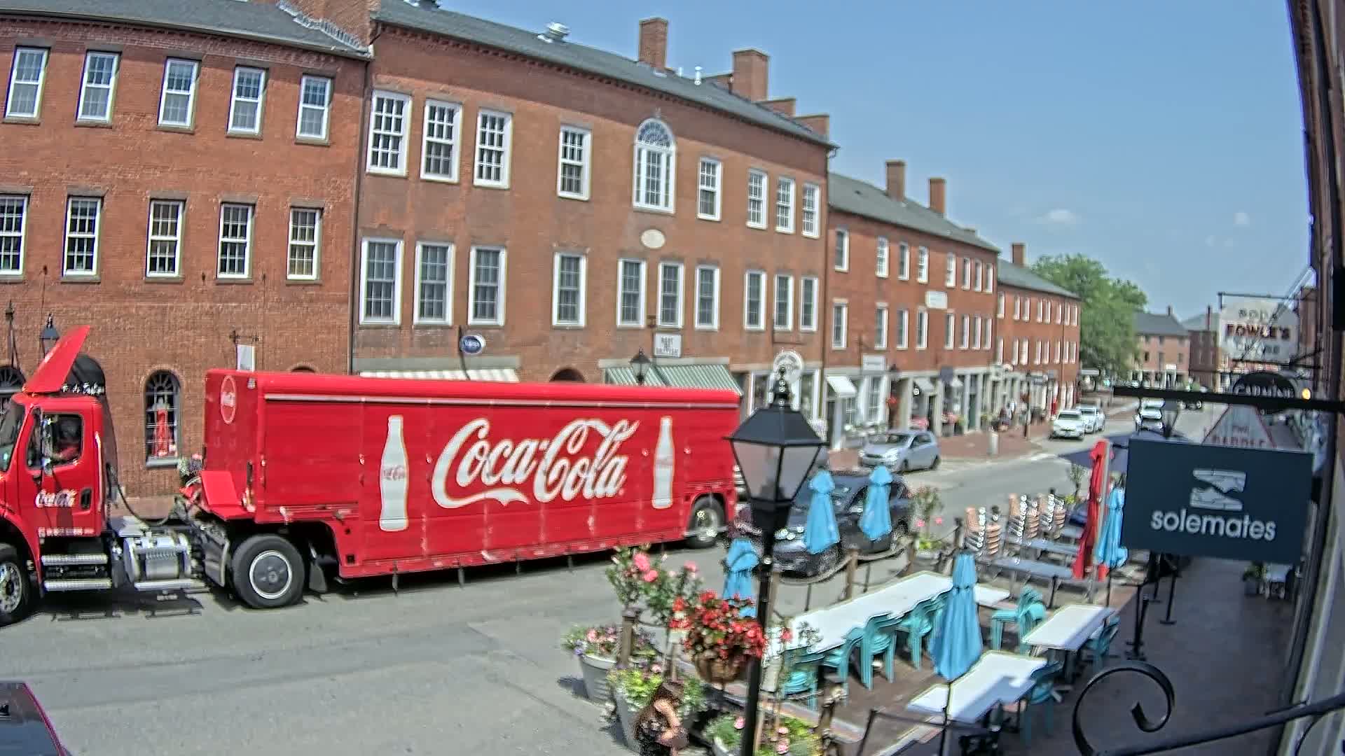 Newburyport, State Street North View Live Cam - Newburyport, Essex, Massachusetts, USA