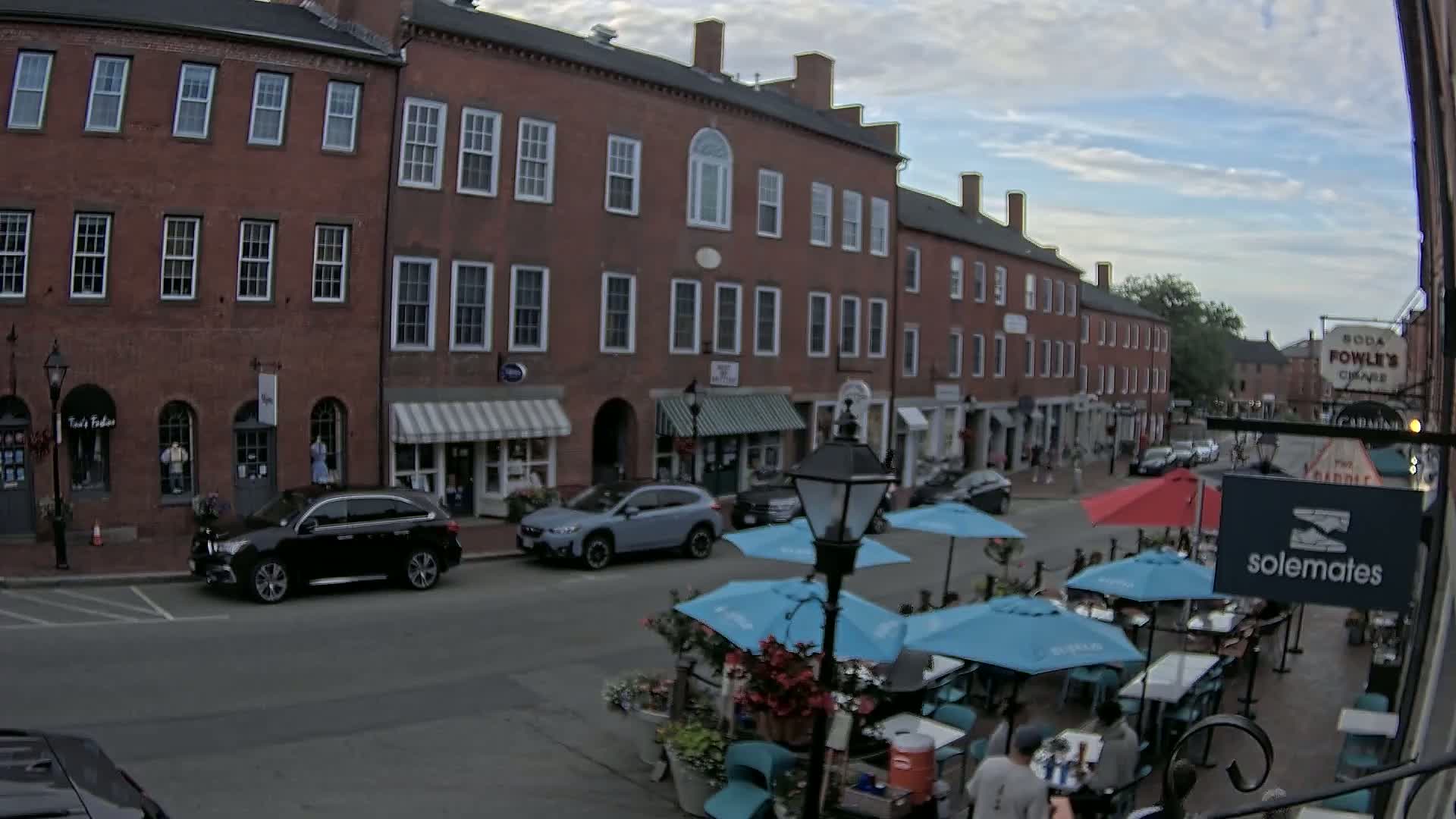 Newburyport, State Street North View Live Cam - Newburyport, Essex, Massachusetts, USA