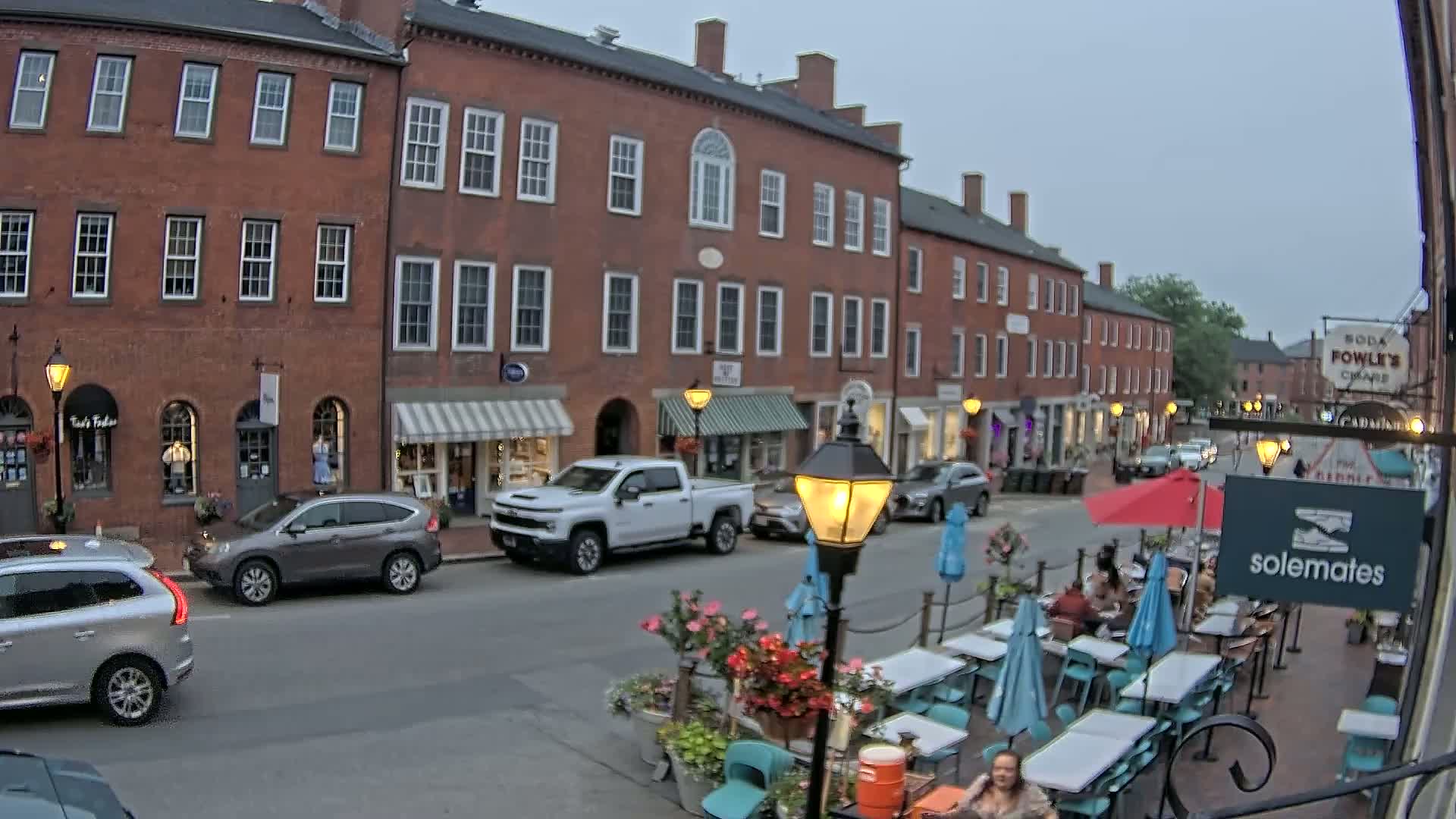 Newburyport, State Street North View Live Cam - Newburyport, Essex, Massachusetts, USA