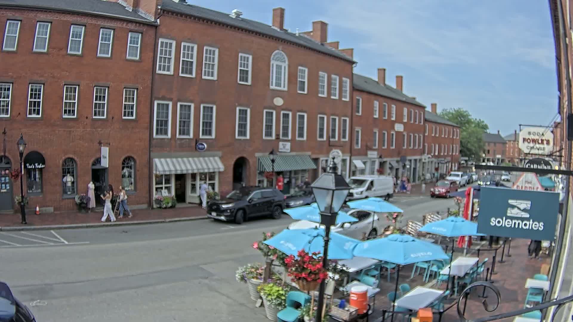 Newburyport, State Street North View Live Cam - Newburyport, Essex, Massachusetts, USA