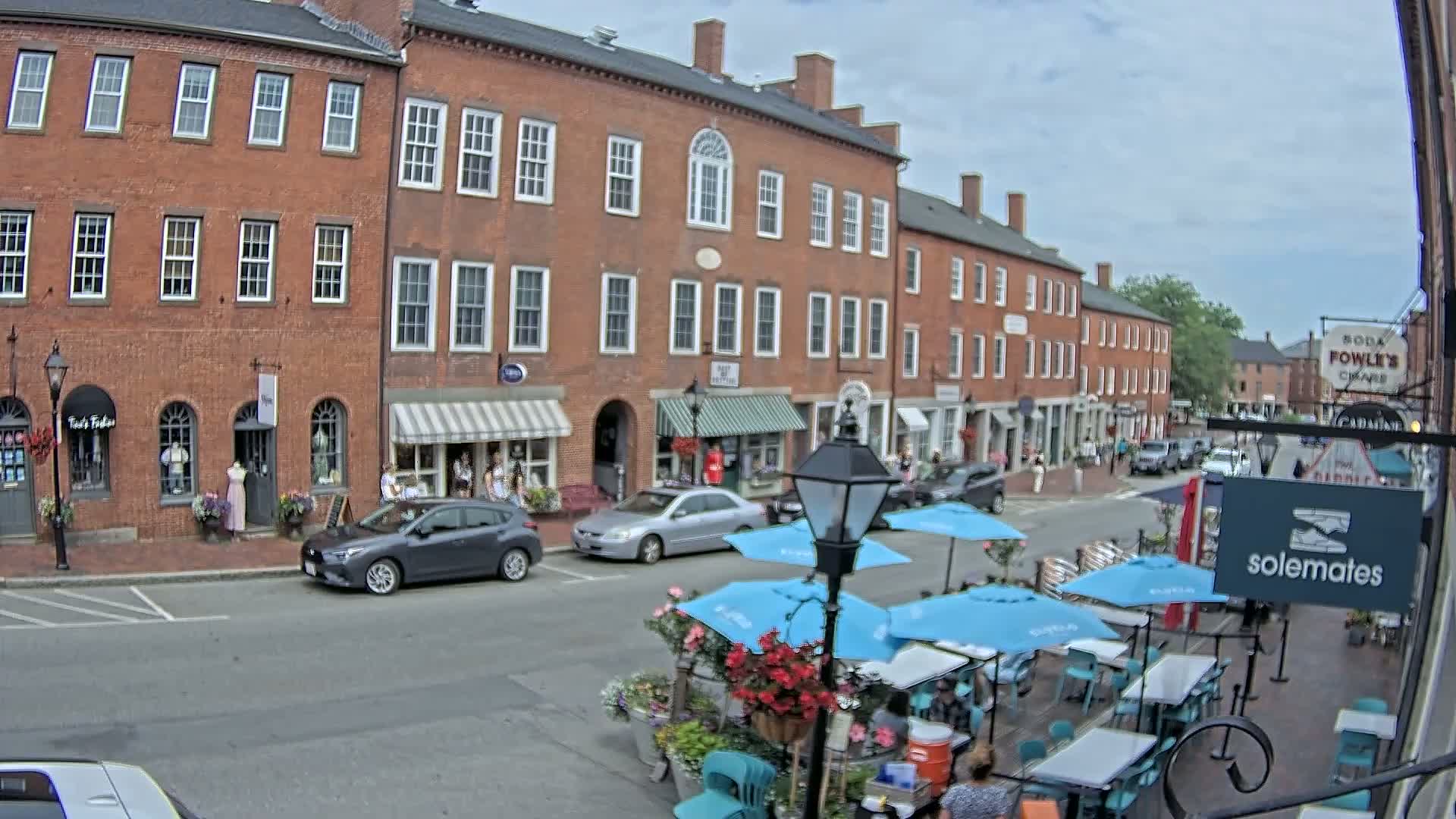Newburyport, State Street North View Live Cam - Newburyport, Essex, Massachusetts, USA