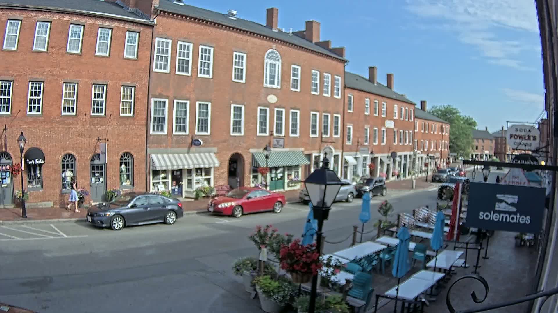 Newburyport, State Street North View Live Cam - Newburyport, Essex, Massachusetts, USA