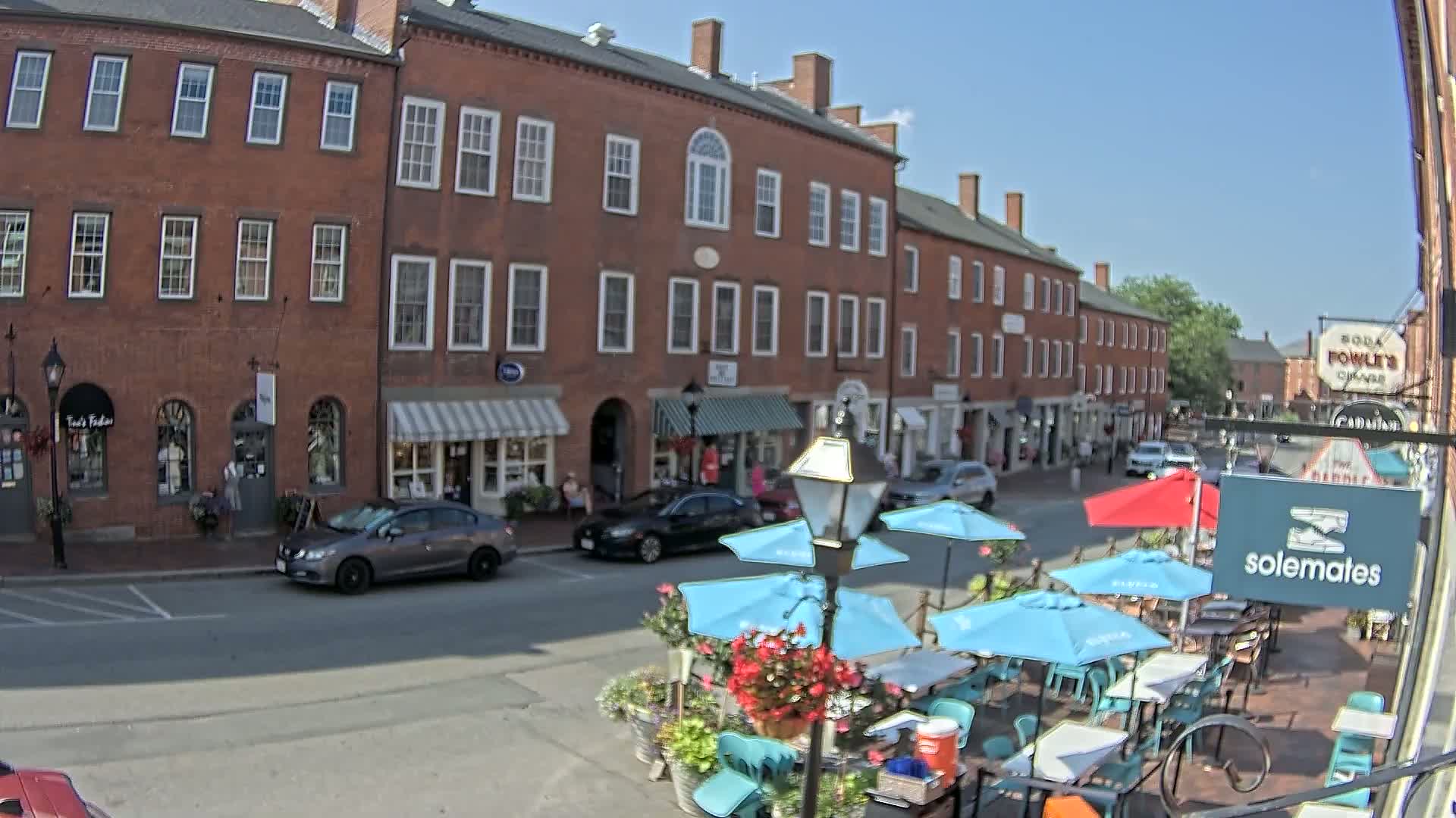 Newburyport, State Street North View Live Cam - Newburyport, Essex, Massachusetts, USA