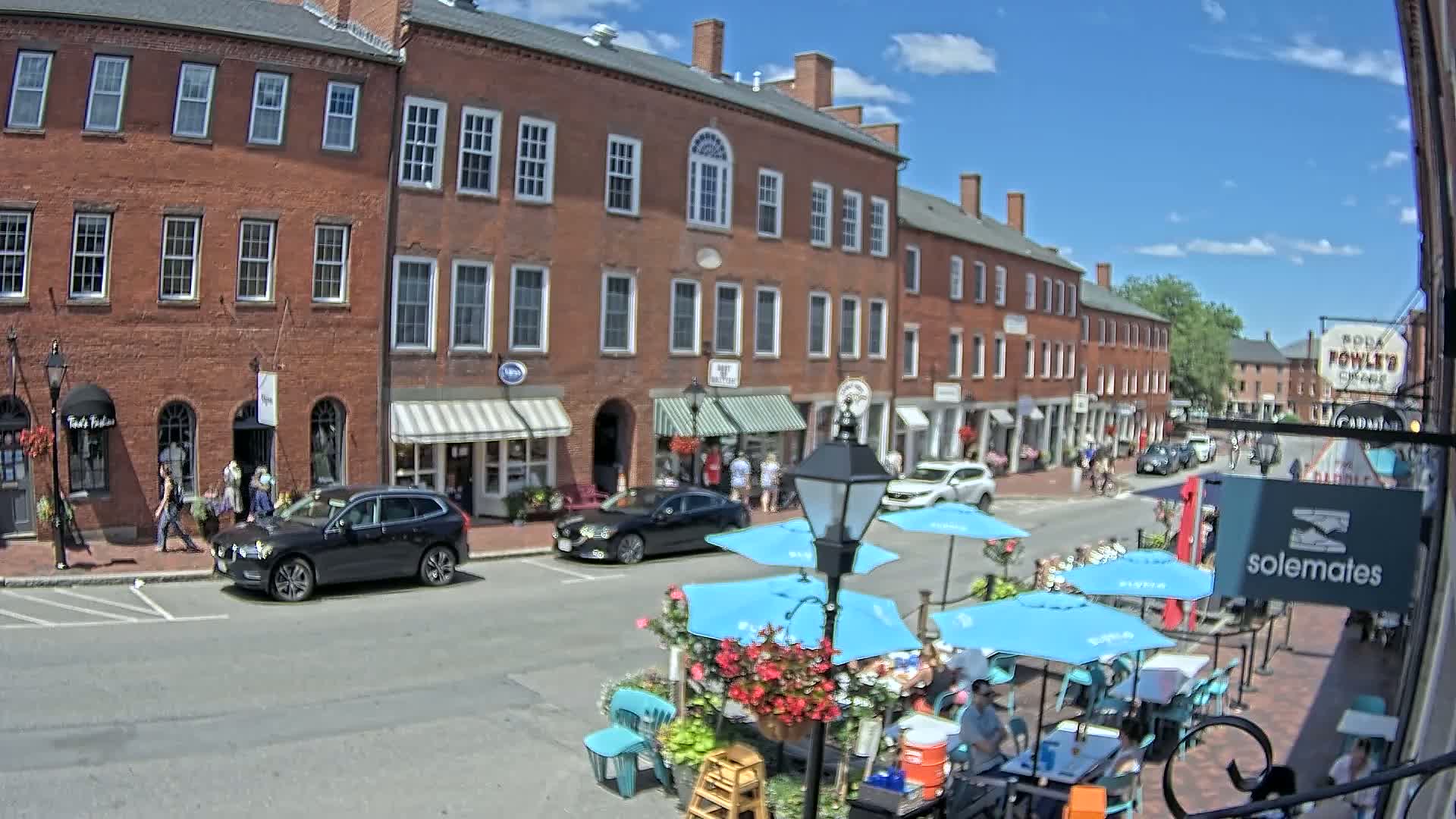 Newburyport, State Street North View Live Cam - Newburyport, Essex, Massachusetts, USA