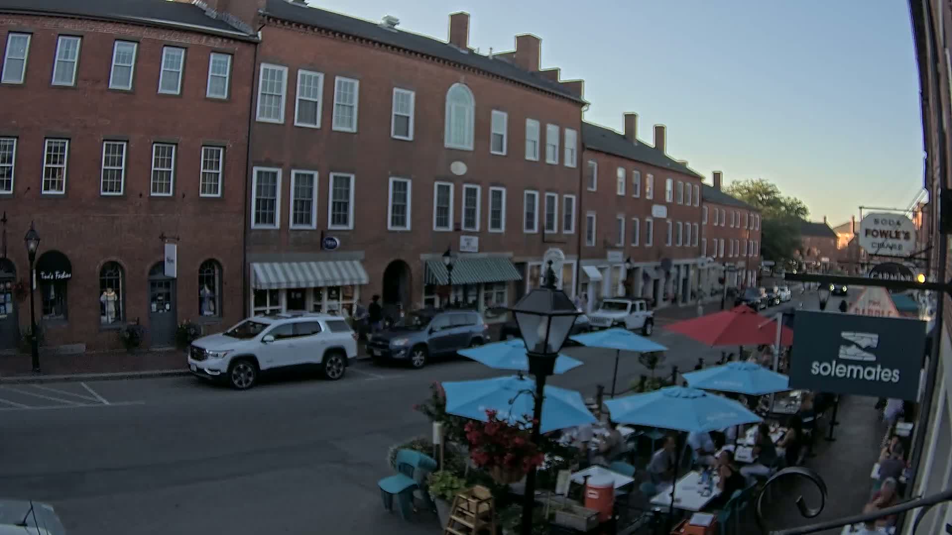 Newburyport, State Street North View Live Cam - Newburyport, Essex, Massachusetts, USA