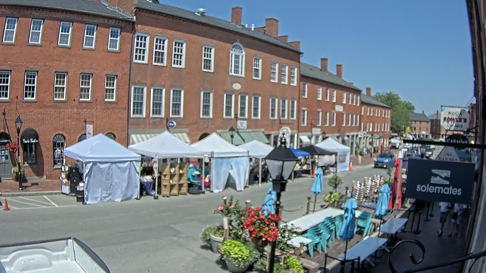 Newburyport, State Street North View Live Cam - Newburyport, Essex, Massachusetts, USA