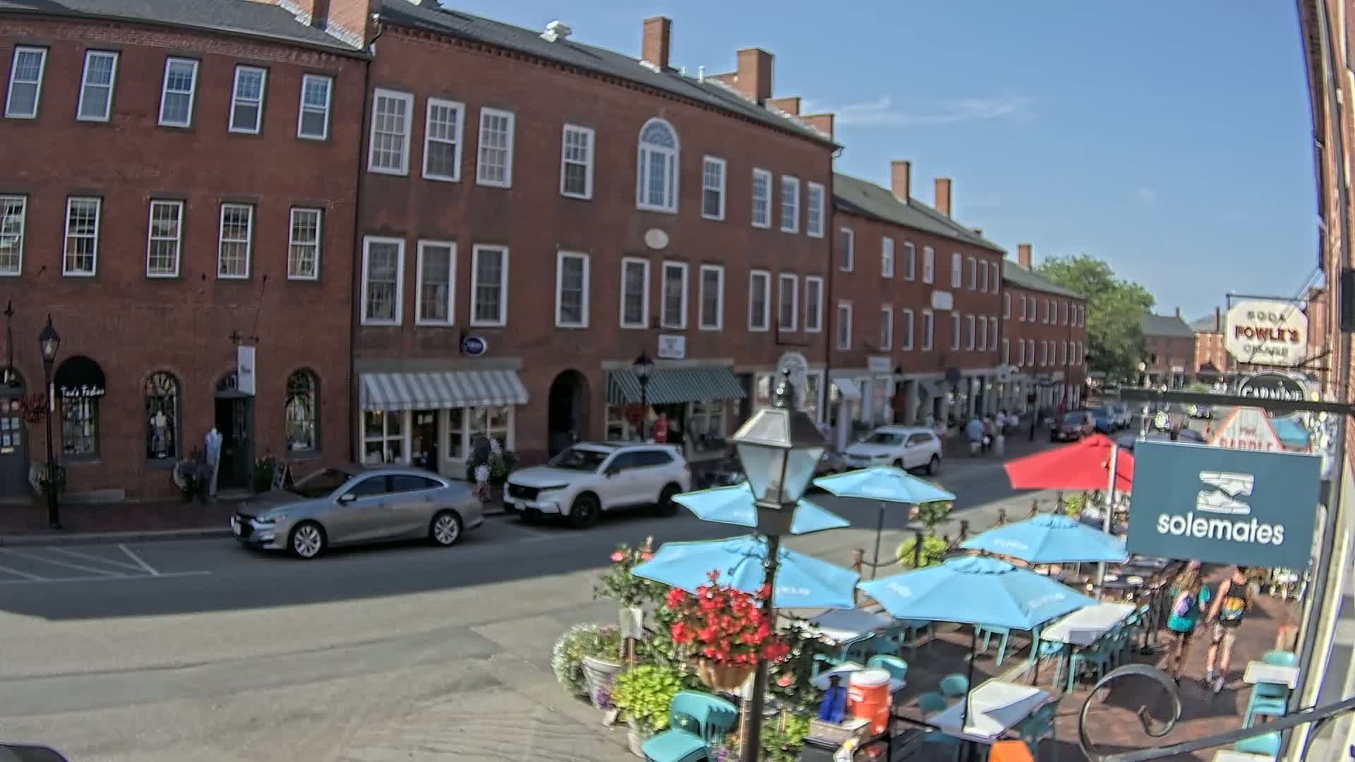 Newburyport, State Street North View Live Cam - Newburyport, Essex, Massachusetts, USA