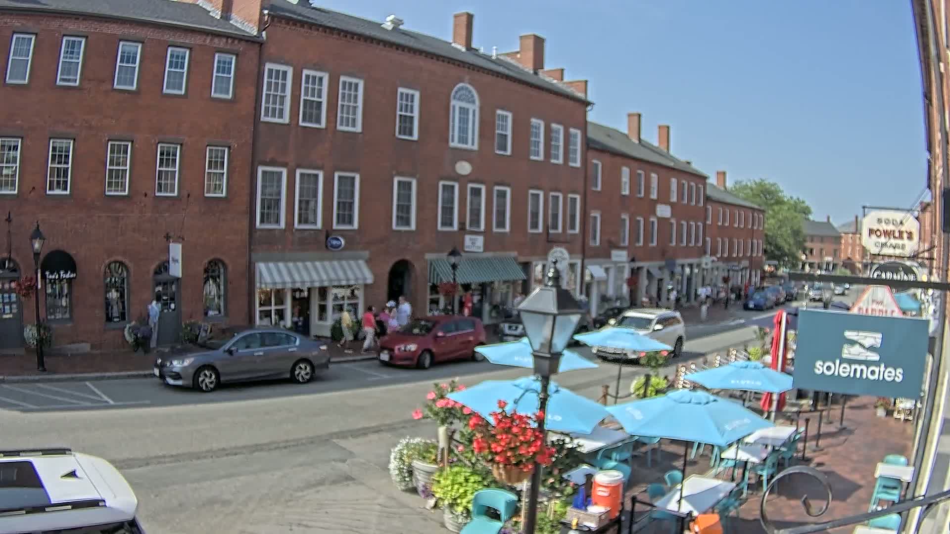 Newburyport, State Street North View Live Cam - Newburyport, Essex, Massachusetts, USA