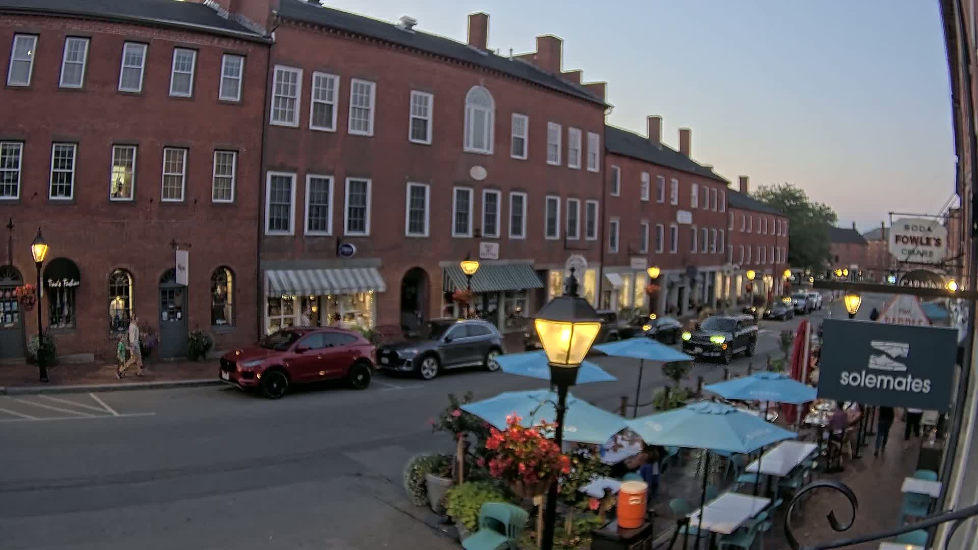 Newburyport, State Street North View Live Cam - Newburyport, Essex, Massachusetts, USA