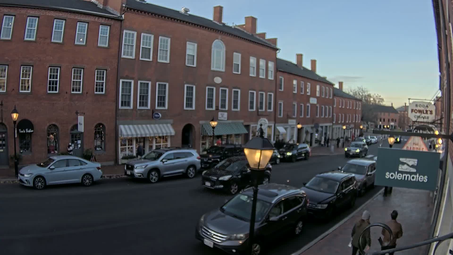 Newburyport, State Street North View Live Cam - Newburyport, Essex, Massachusetts, USA