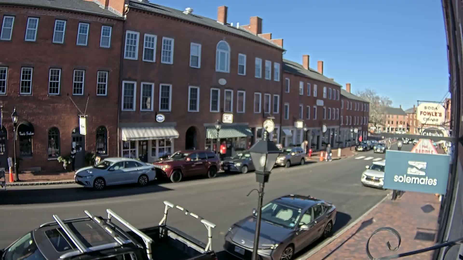 Newburyport, State Street North View Live Cam - Newburyport, Essex, Massachusetts, USA
