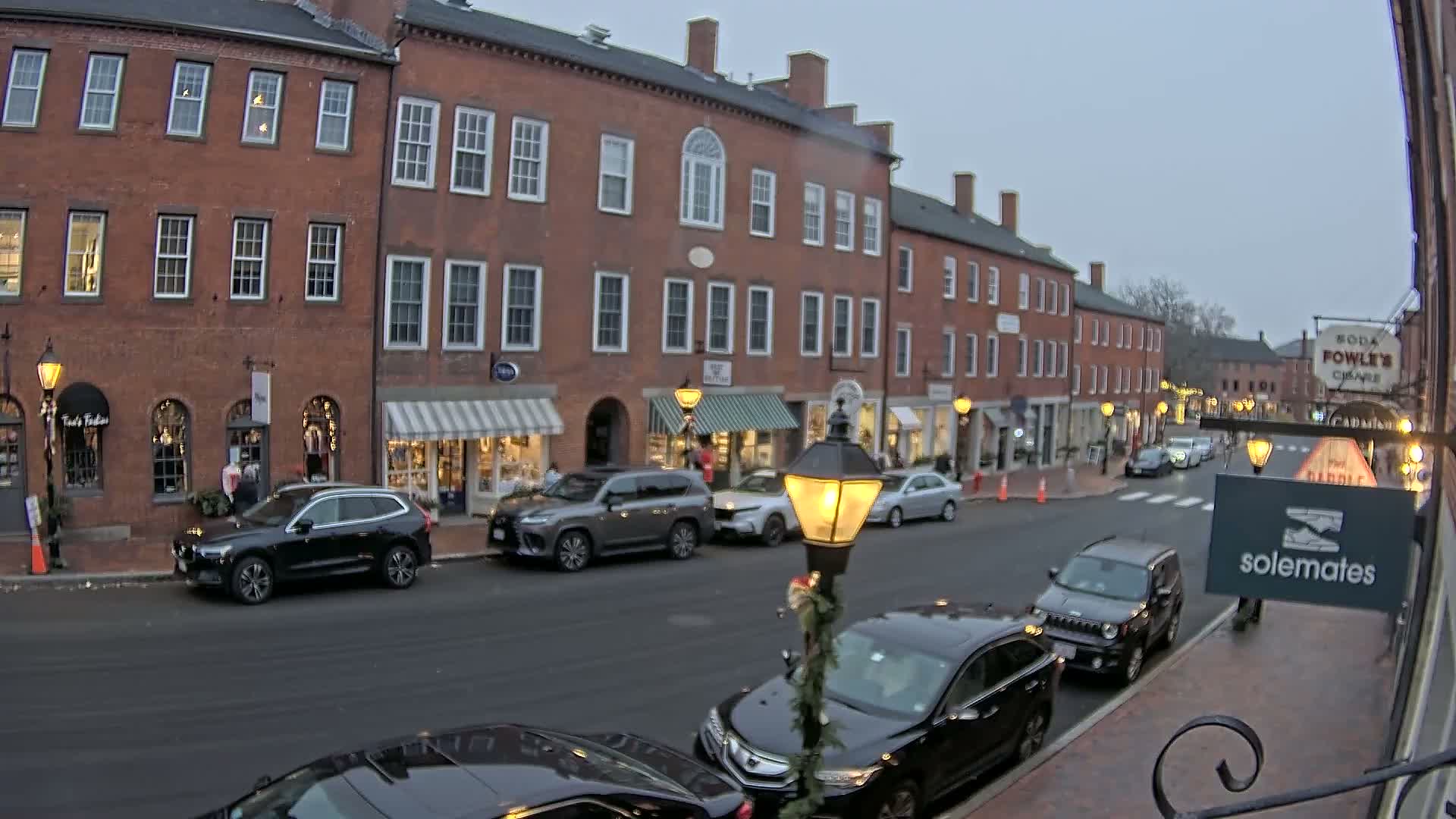 Newburyport, State Street North View Live Cam - Newburyport, Essex, Massachusetts, USA