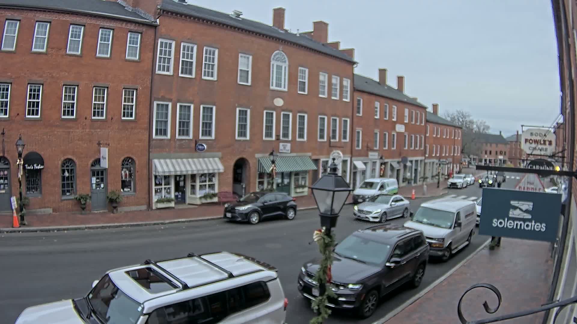 Newburyport, State Street North View Live Cam - Newburyport, Essex, Massachusetts, USA