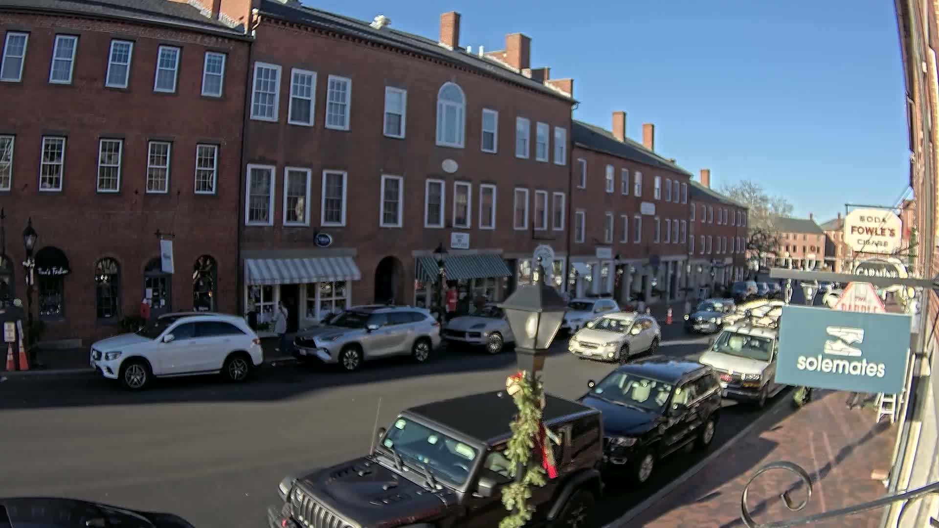 Newburyport, State Street North View Live Cam - Newburyport, Essex, Massachusetts, USA