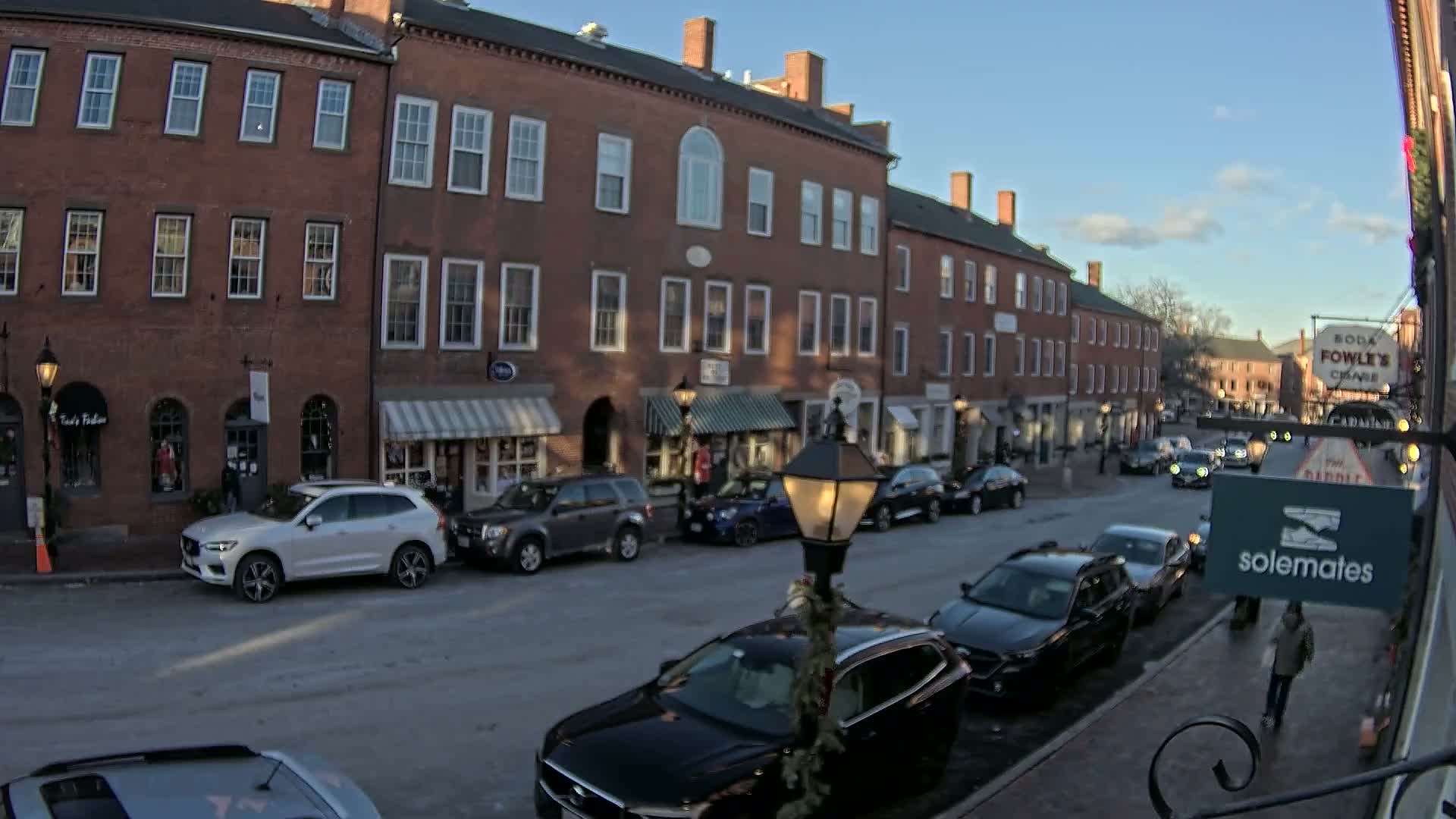 Newburyport, State Street North View Live Cam - Newburyport, Essex, Massachusetts, USA