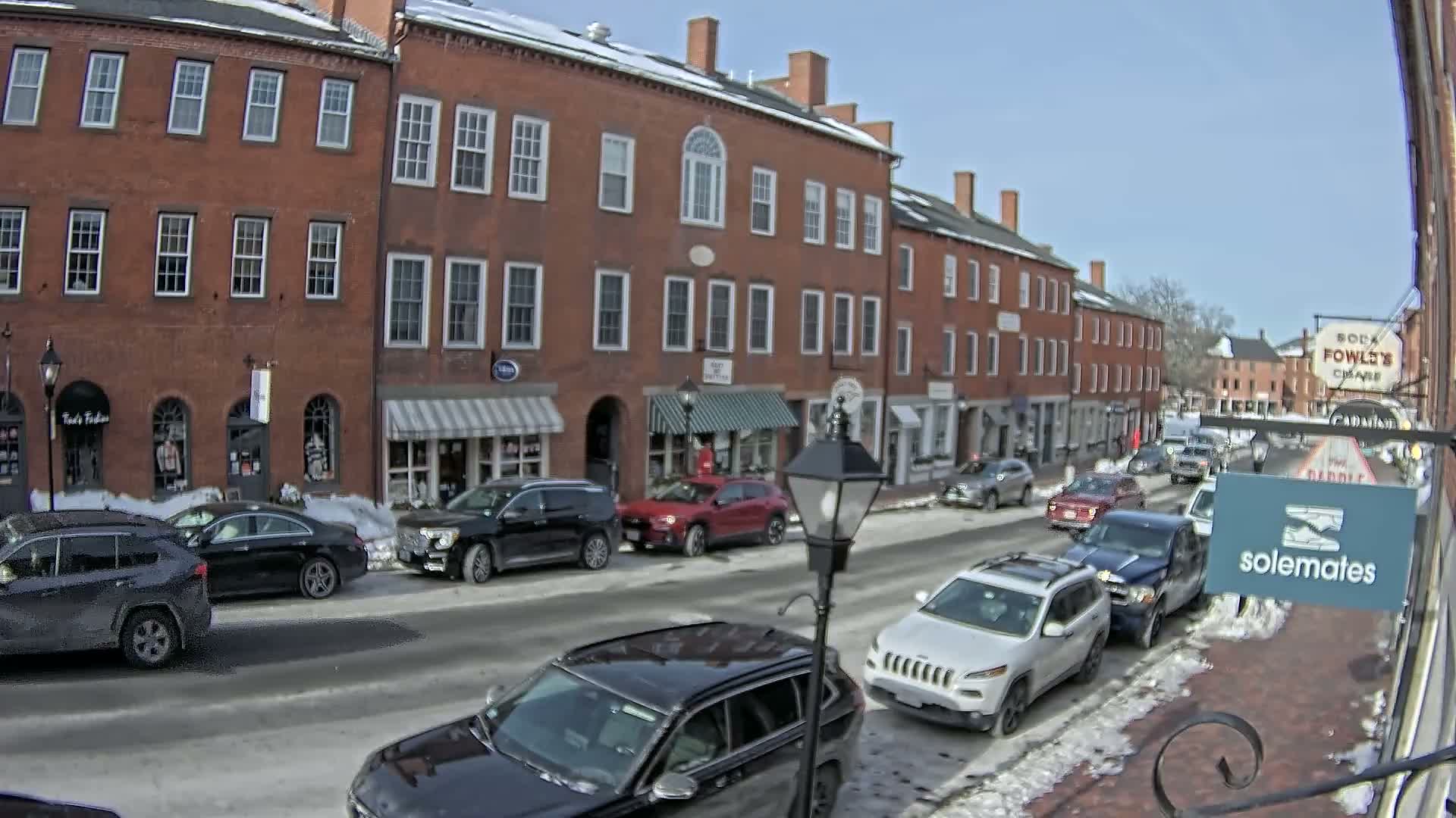 Newburyport, State Street North View Live Cam - Newburyport, Essex, Massachusetts, USA