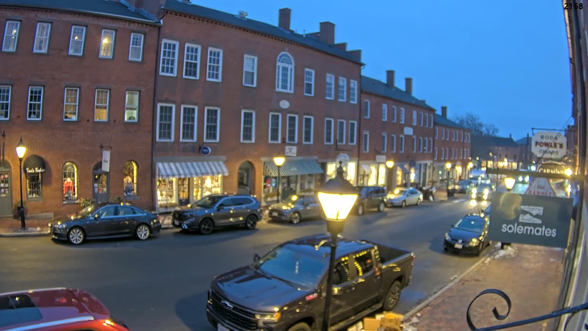 Newburyport, State Street North View Live Cam - Newburyport, Essex, Massachusetts, USA