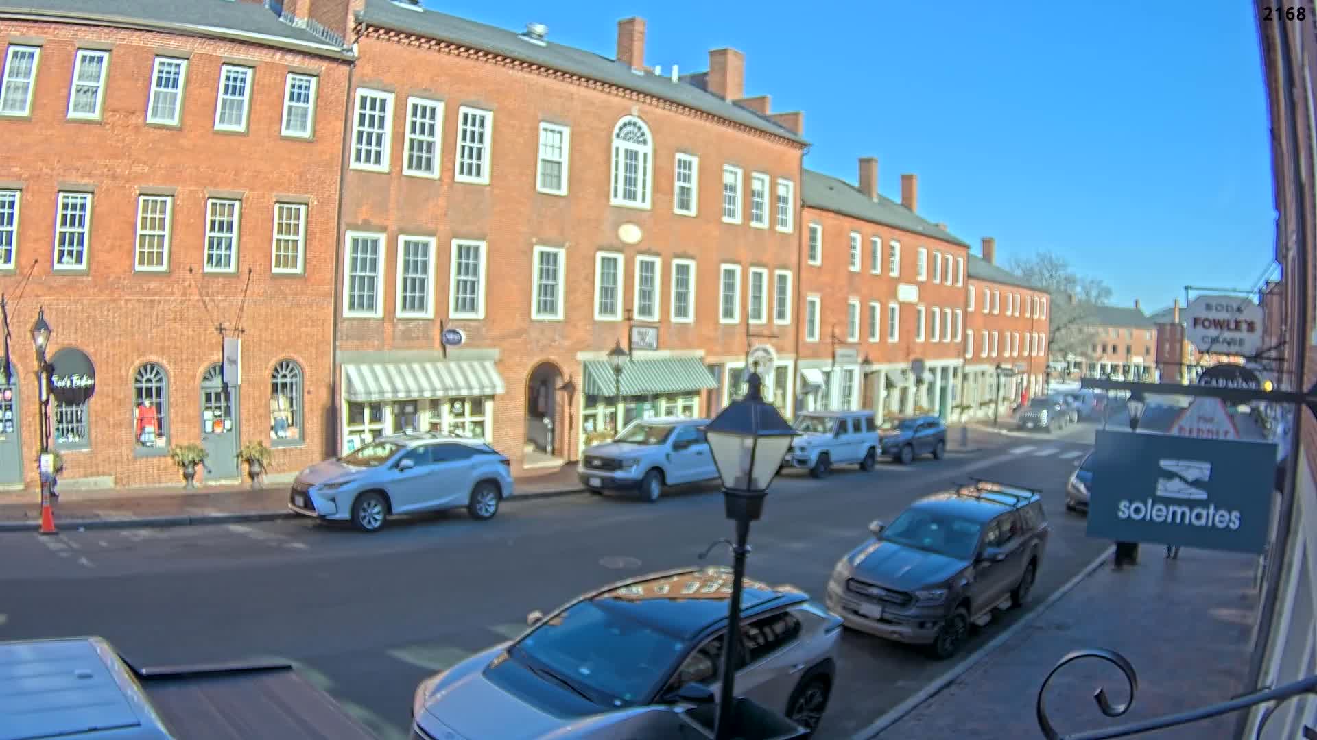 Newburyport, State Street North View Live Cam - Newburyport, Essex, Massachusetts, USA