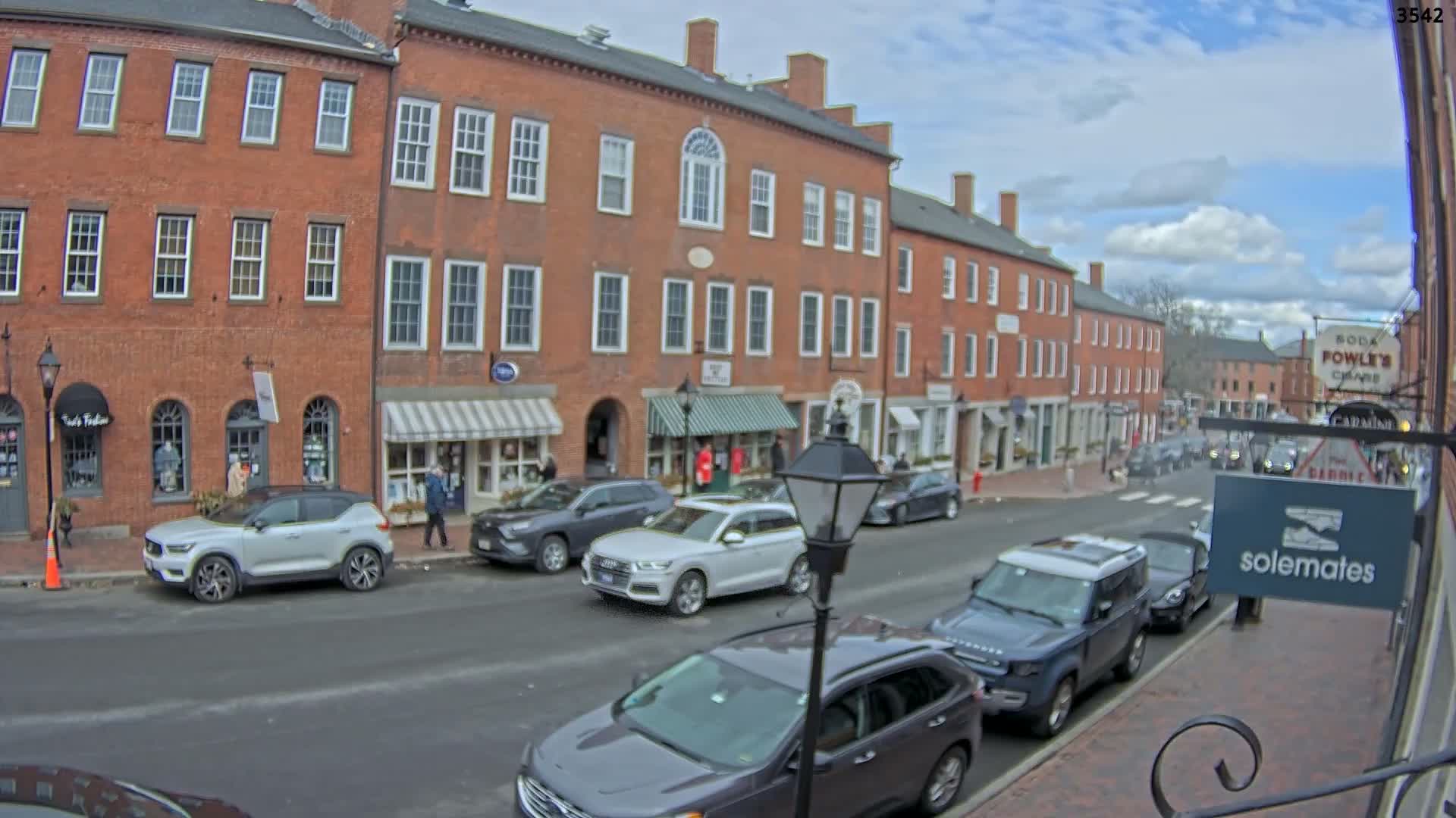 Newburyport, State Street North View Live Cam - Newburyport, Essex, Massachusetts, USA