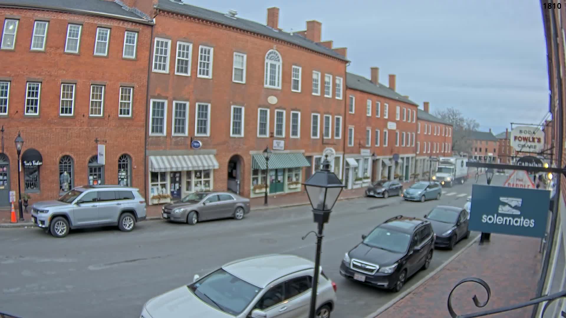 Newburyport, State Street North View Live Cam - Newburyport, Essex, Massachusetts, USA