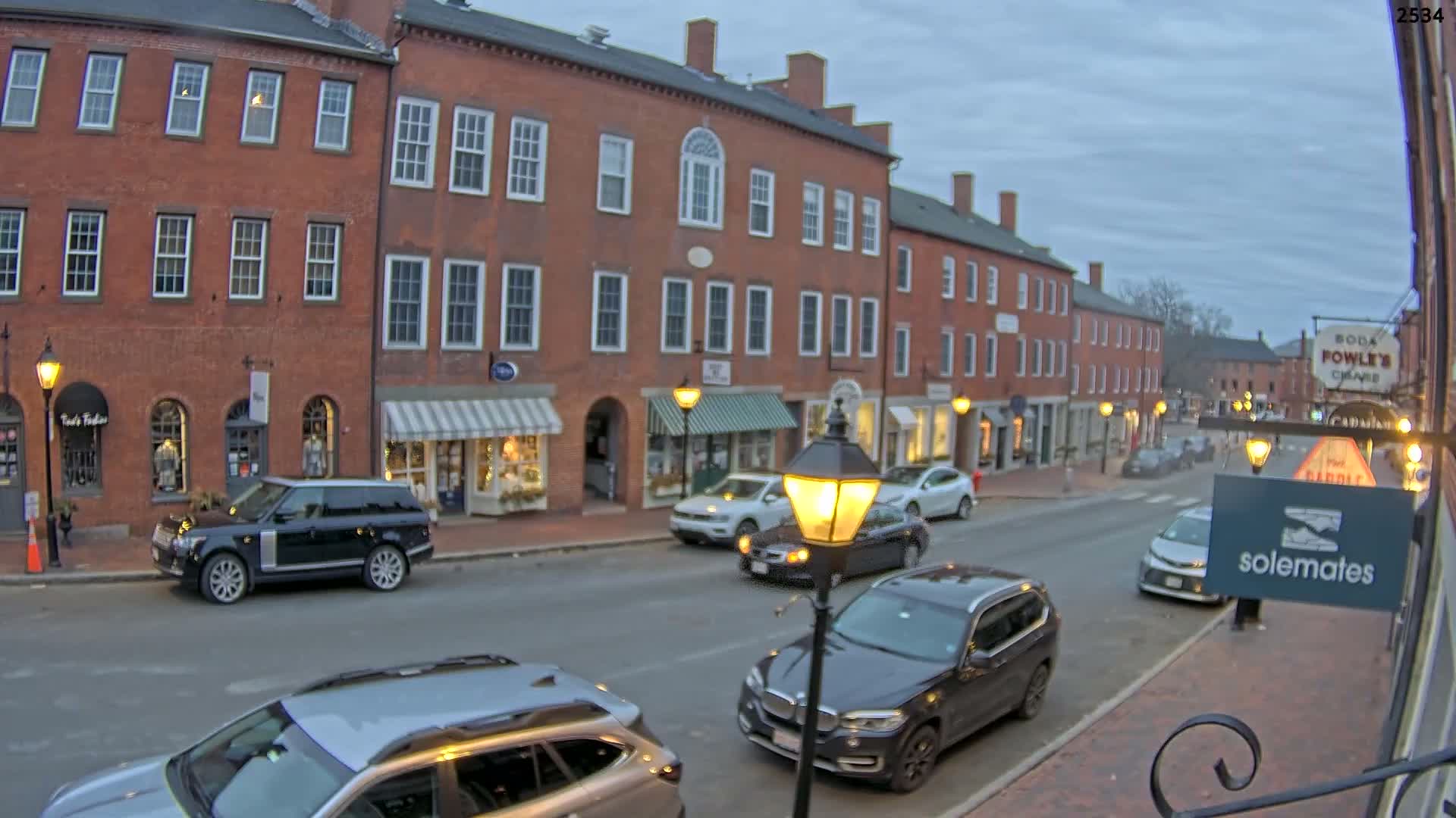 Newburyport, State Street North View Live Cam - Newburyport, Essex, Massachusetts, USA