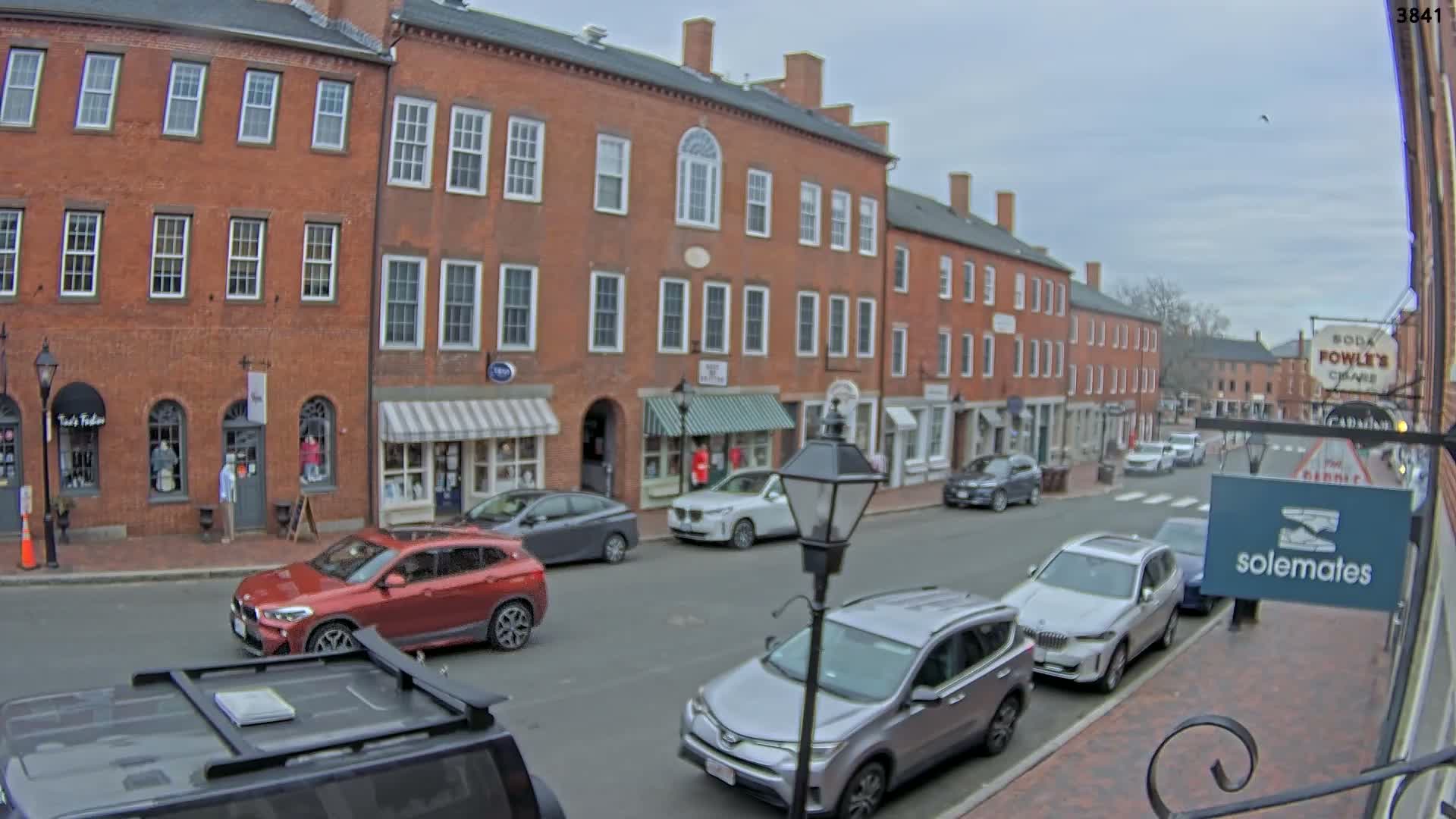 Newburyport, State Street North View Live Cam - Newburyport, Essex, Massachusetts, USA