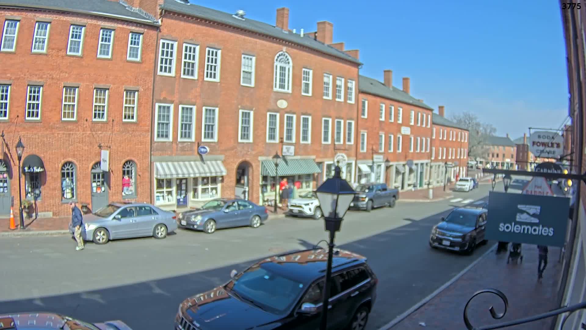 Newburyport, State Street North View Live Cam - Newburyport, Essex, Massachusetts, USA