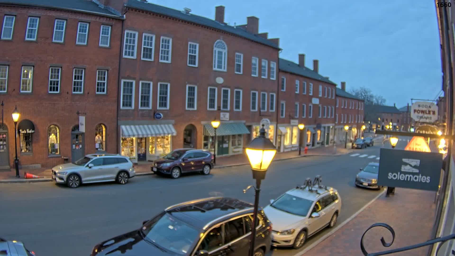 Newburyport, State Street North View Live Cam - Newburyport, Essex, Massachusetts, USA