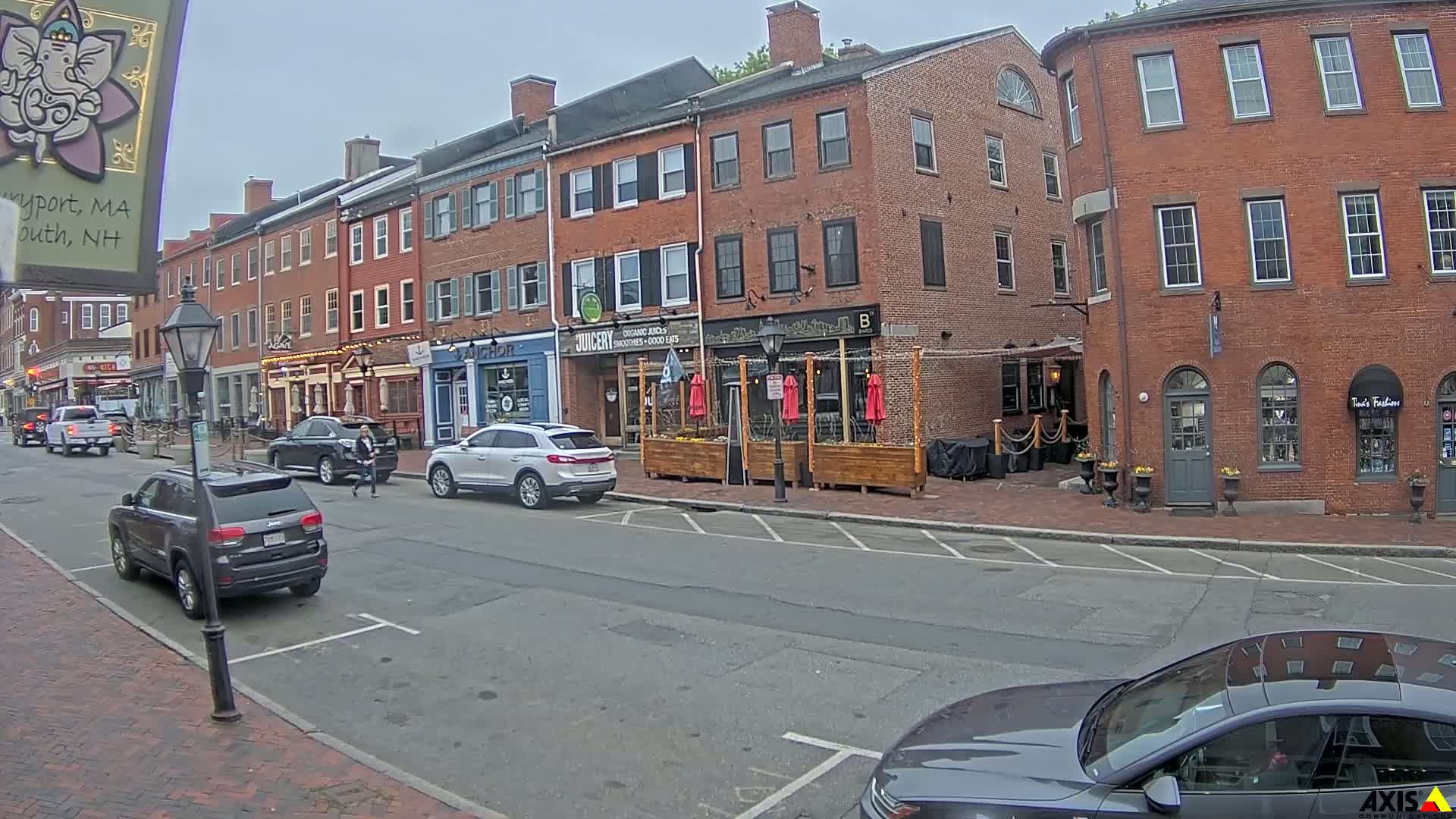 Newburyport, State Street South View Live Cam - Newburyport, Essex, Massachusetts, USA
