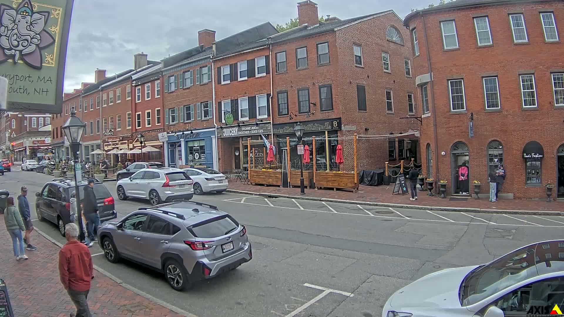 Newburyport, State Street South View Live Cam - Newburyport, Essex, Massachusetts, USA