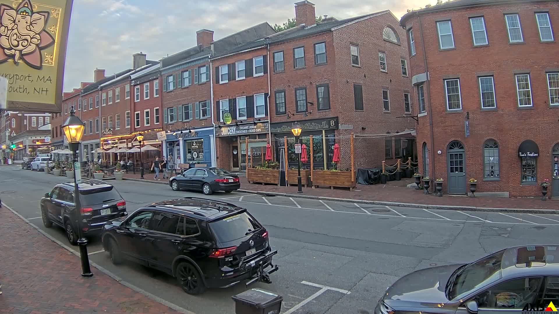Newburyport, State Street South View Live Cam - Newburyport, Essex, Massachusetts, USA