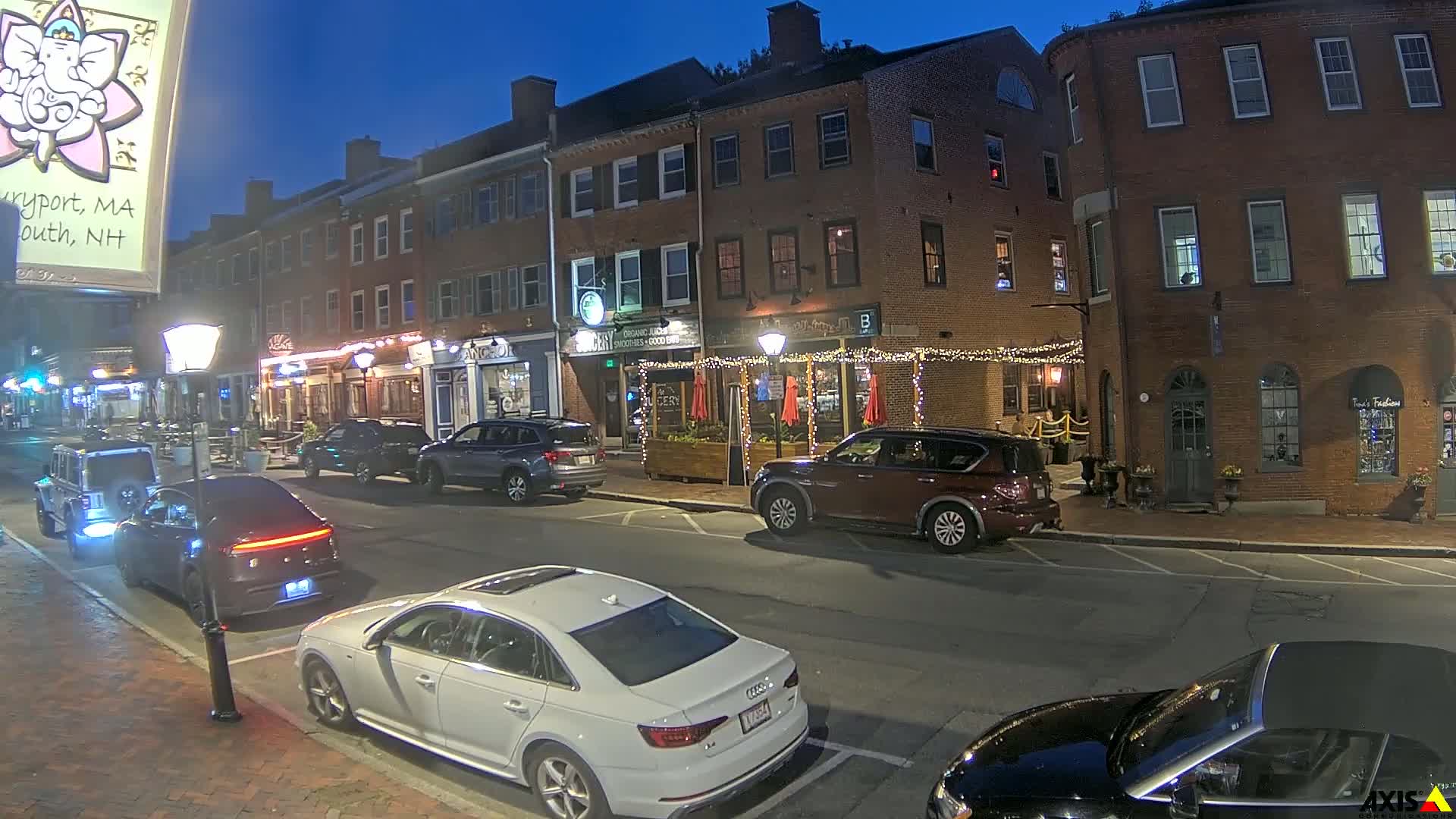 Newburyport, State Street South View Live Cam - Newburyport, Essex, Massachusetts, USA