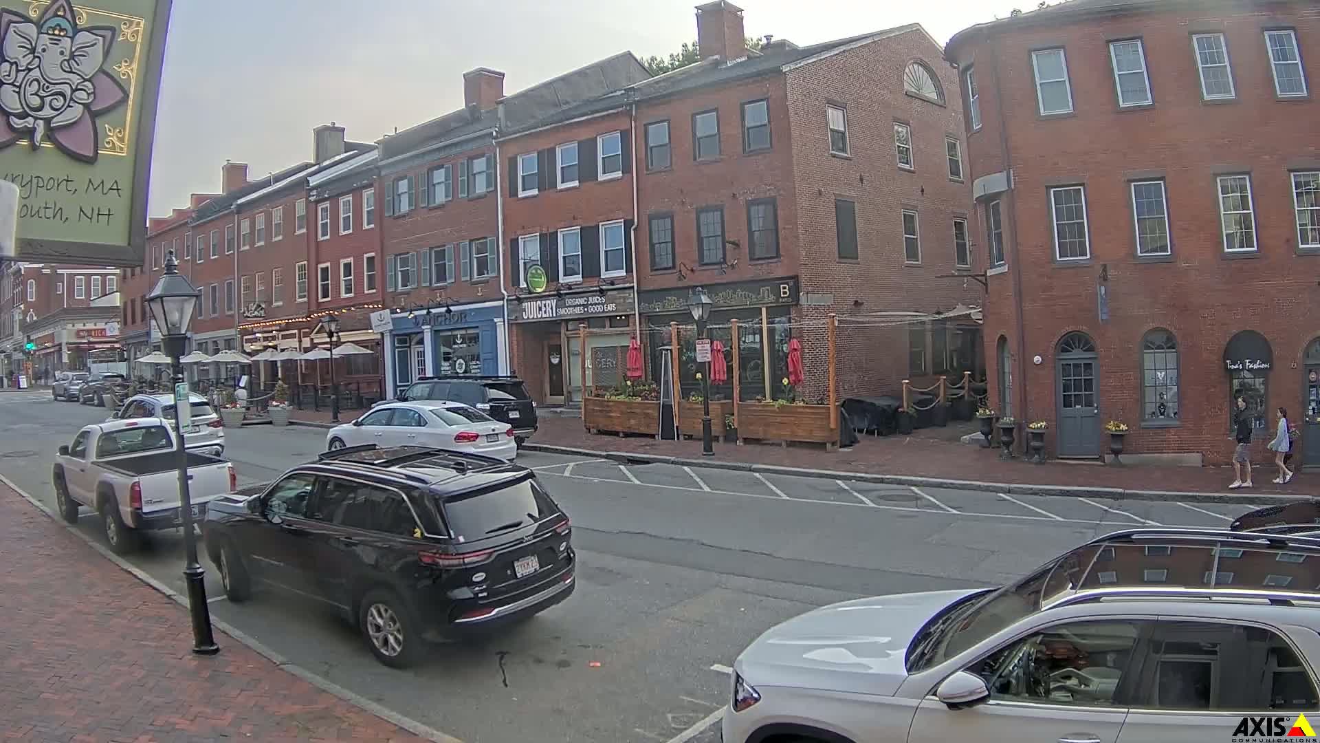 Newburyport, State Street South View Live Cam - Newburyport, Essex, Massachusetts, USA