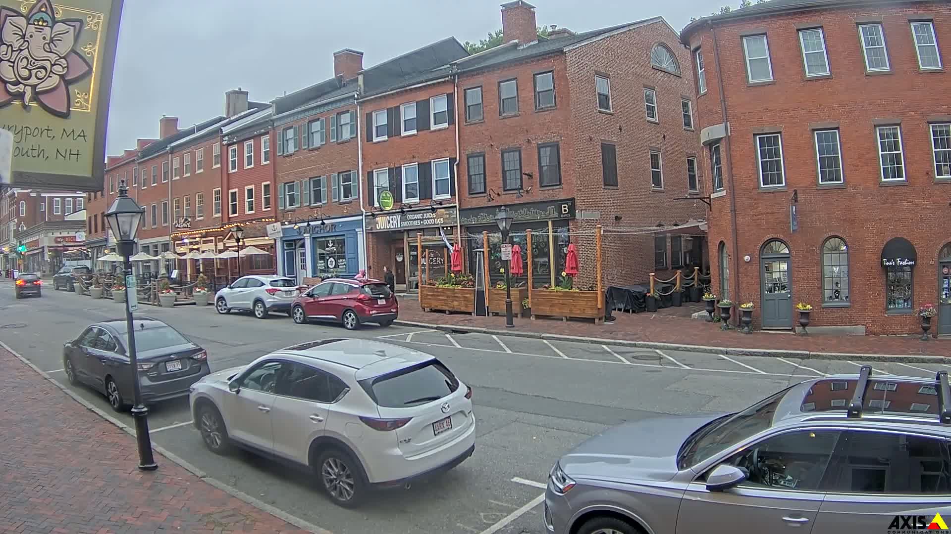 Newburyport, State Street South View Live Cam - Newburyport, Essex, Massachusetts, USA