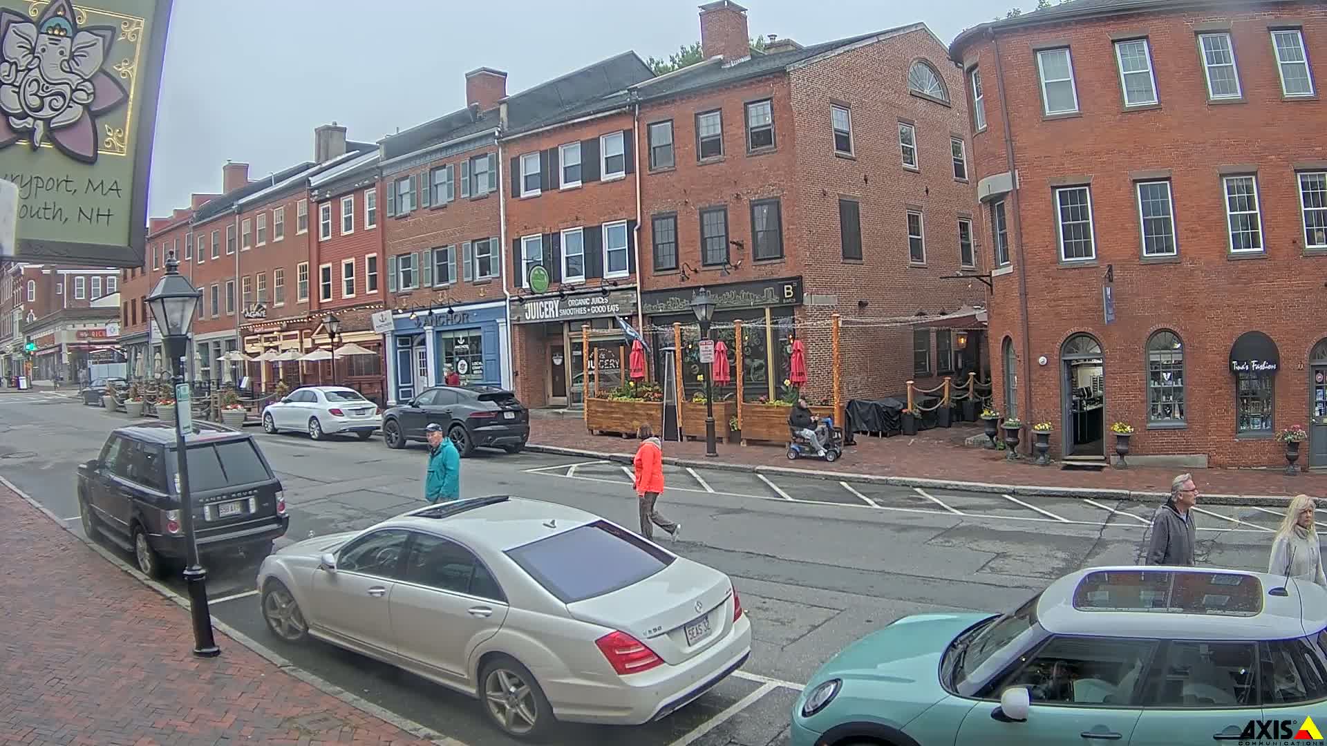 Newburyport, State Street South View Live Cam - Newburyport, Essex, Massachusetts, USA