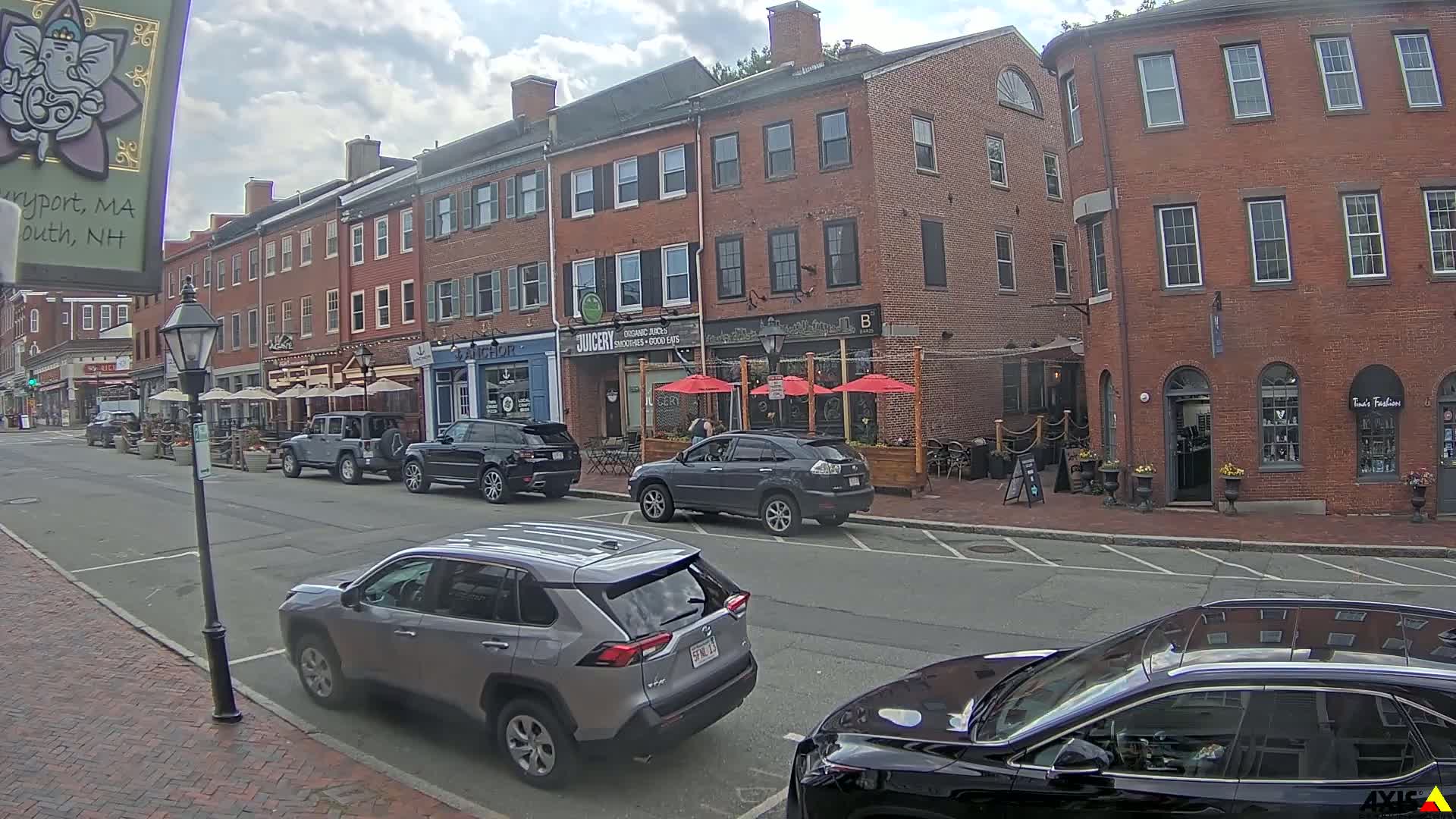 Newburyport, State Street South View Live Cam - Newburyport, Essex, Massachusetts, USA