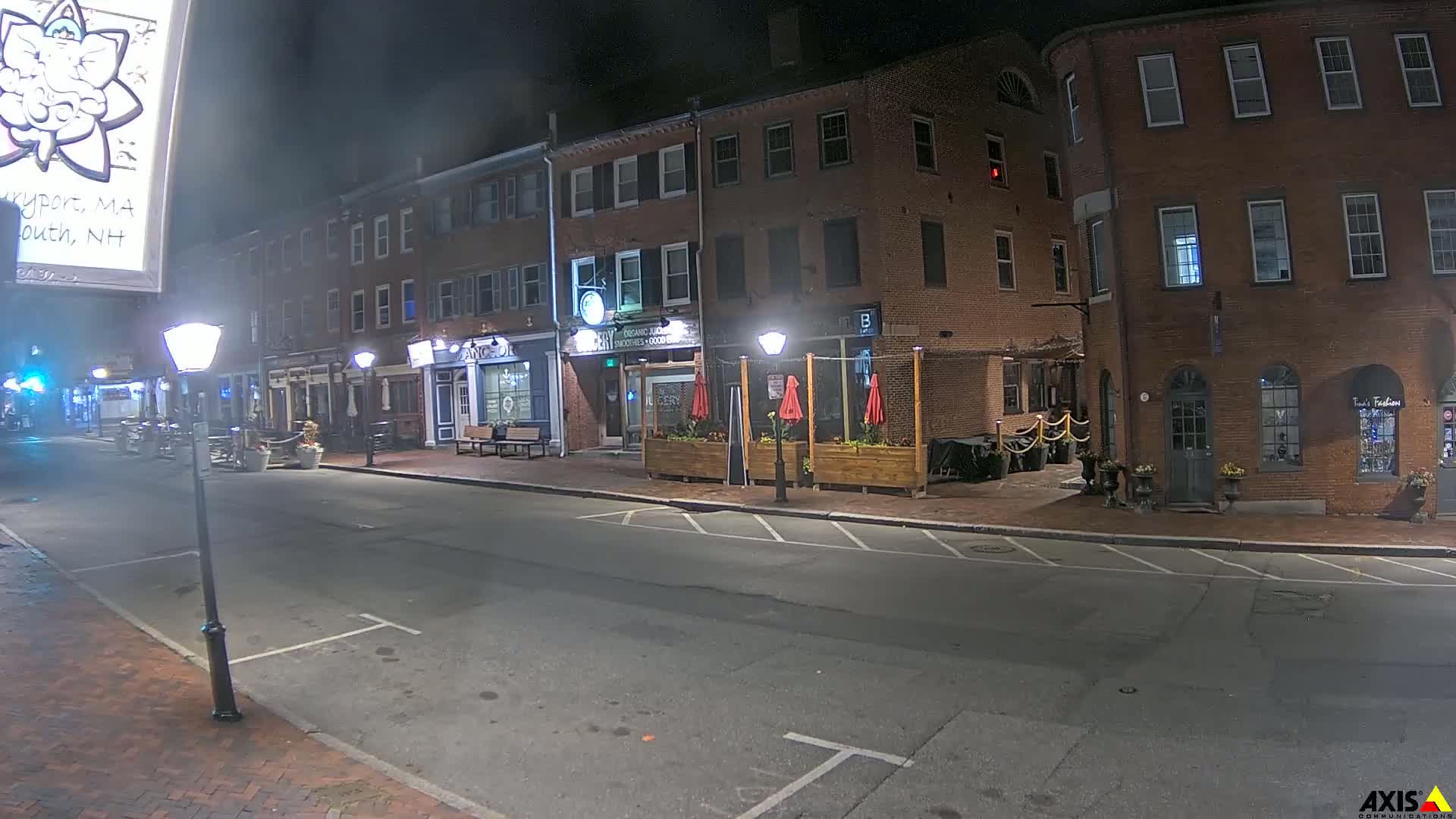 Newburyport, State Street South View Live Cam - Newburyport, Essex, Massachusetts, USA