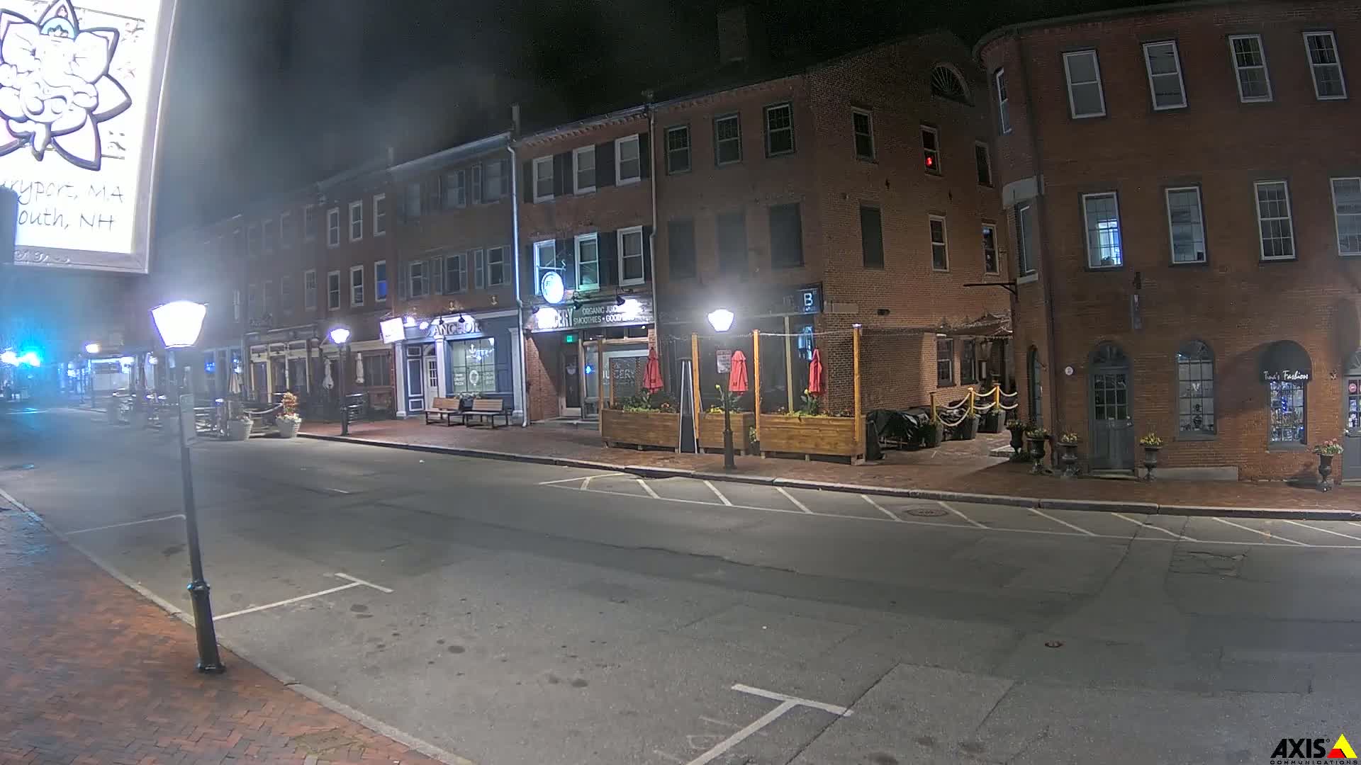 Newburyport, State Street South View Live Cam - Newburyport, Essex, Massachusetts, USA