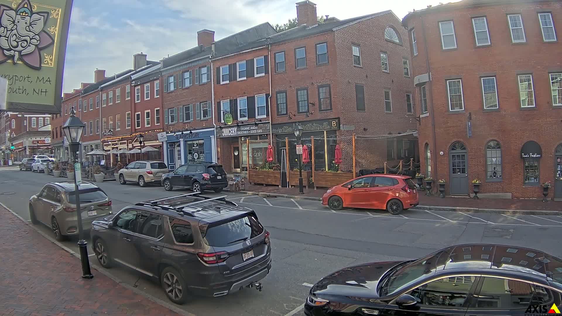 Newburyport, State Street South View Live Cam - Newburyport, Essex, Massachusetts, USA