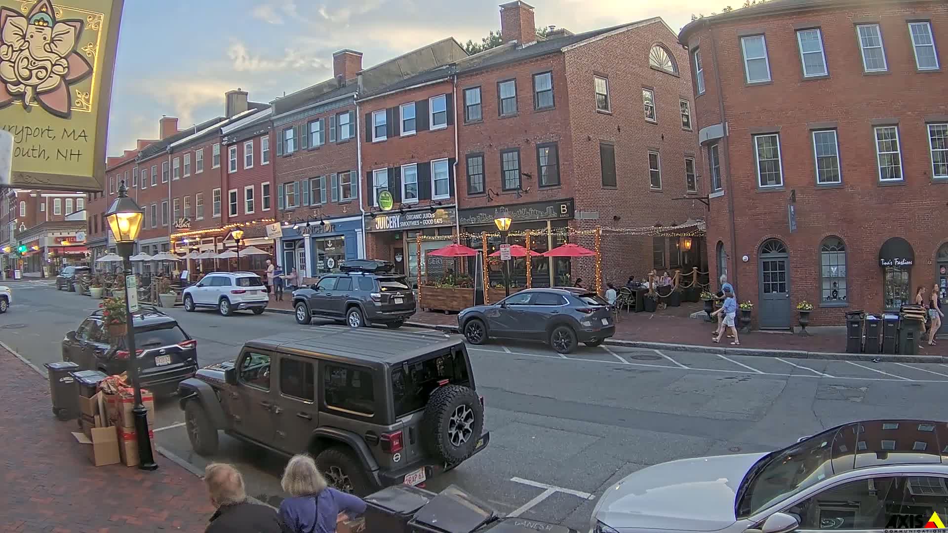 Newburyport, State Street South View Live Cam - Newburyport, Essex, Massachusetts, USA