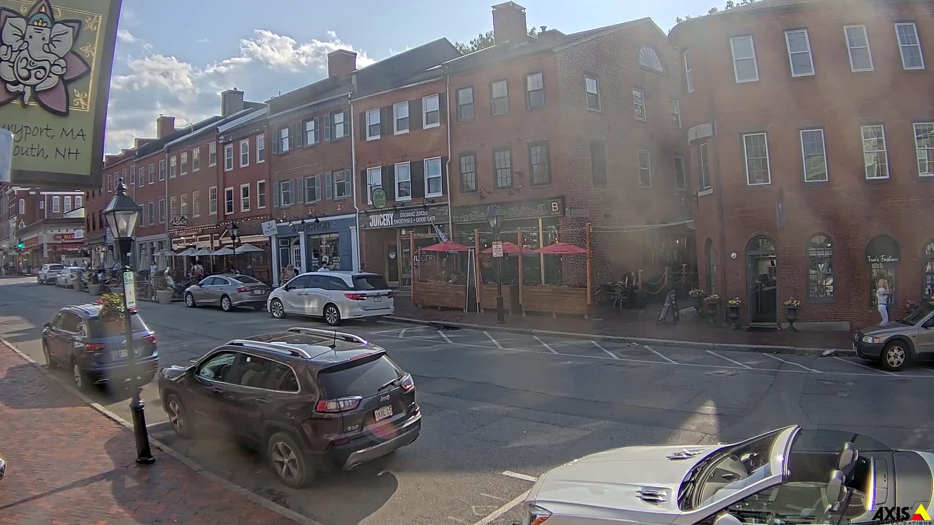 Newburyport, State Street South View Live Cam - Newburyport, Essex, Massachusetts, USA