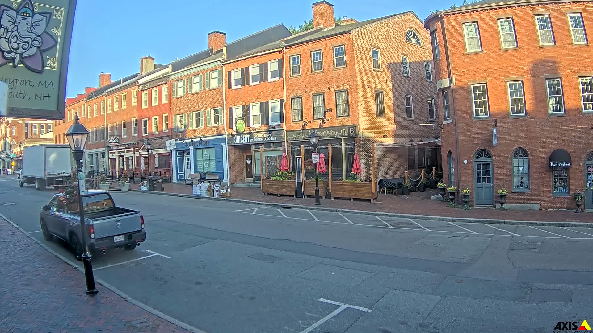 Newburyport, State Street South View Live Cam - Newburyport, Essex, Massachusetts, USA