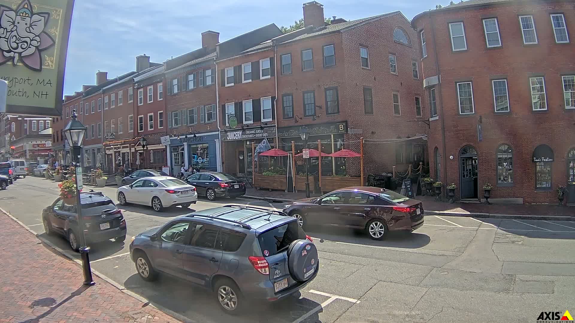 Newburyport, State Street South View Live Cam - Newburyport, Essex, Massachusetts, USA