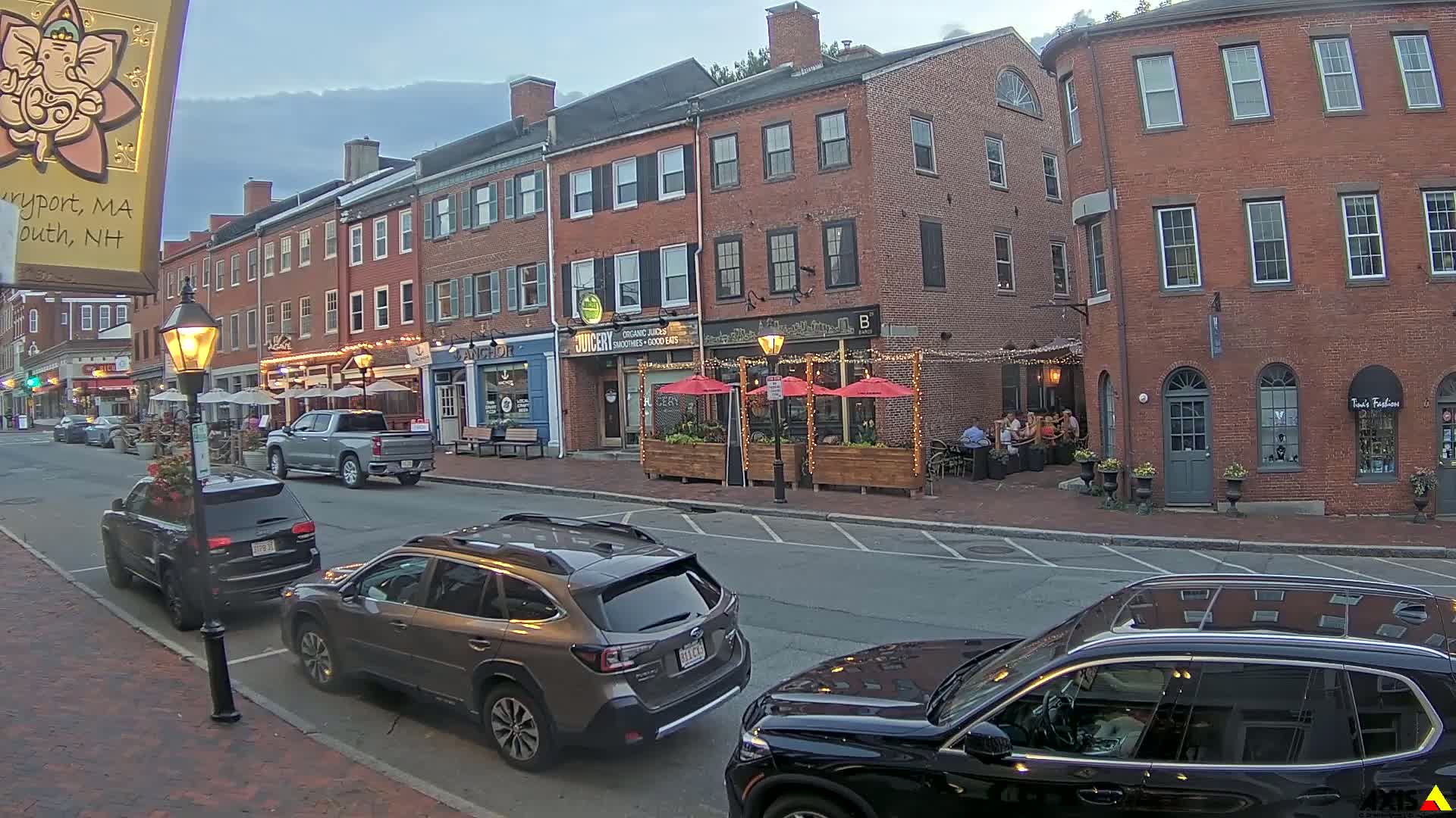 Newburyport, State Street South View Live Cam - Newburyport, Essex, Massachusetts, USA