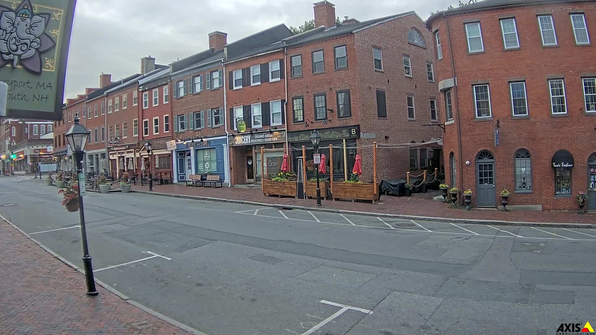 Newburyport, State Street South View Live Cam - Newburyport, Essex, Massachusetts, USA