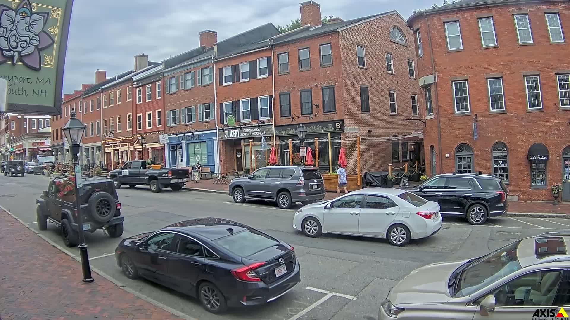 Newburyport, State Street South View Live Cam - Newburyport, Essex, Massachusetts, USA